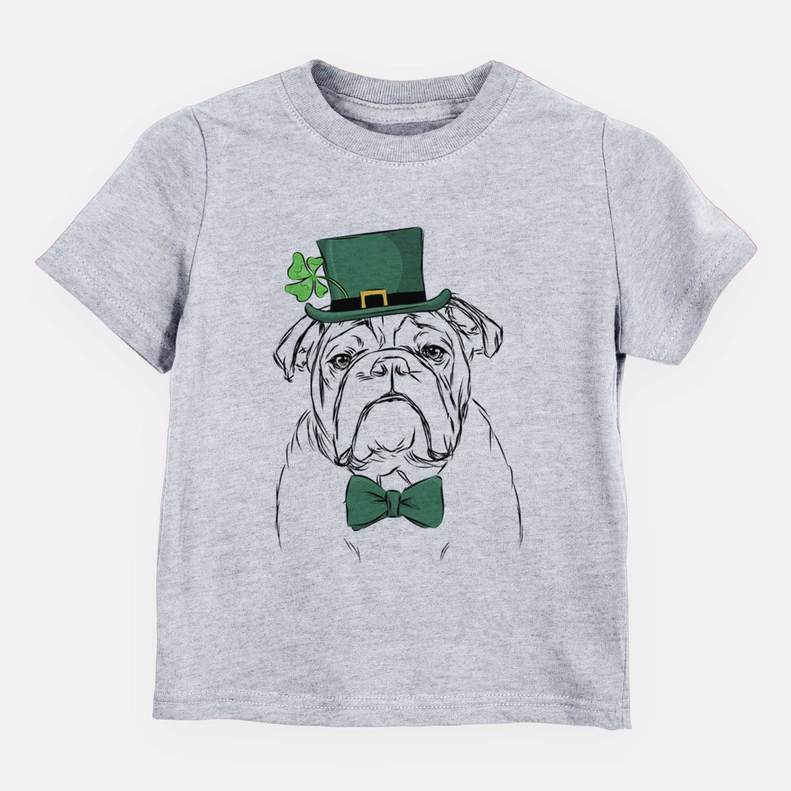 St. Patricks Winston the English Bulldog - Kids/Youth/Toddler Shirt