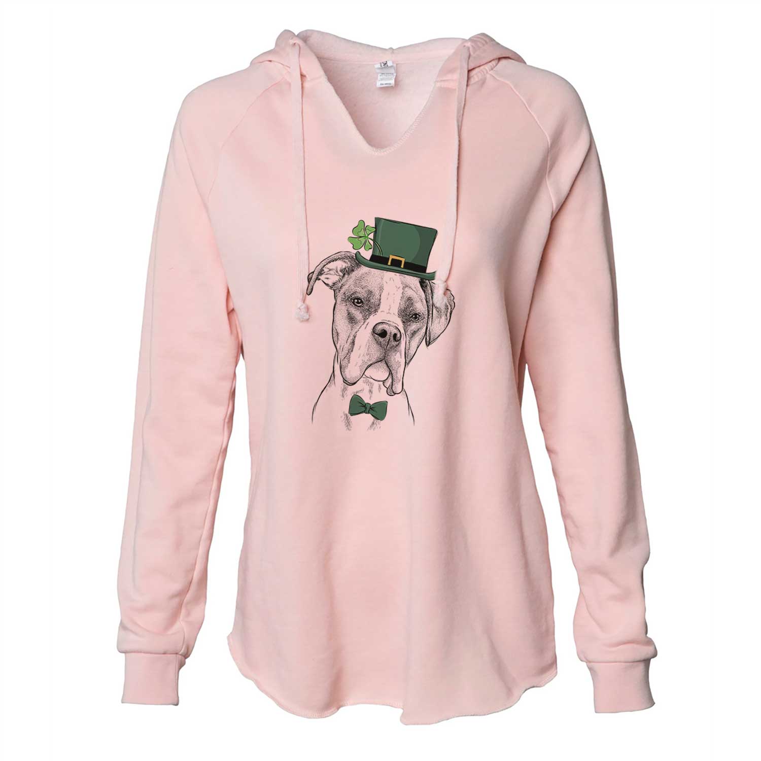 St. Patrick's Winston the Boxer - Cali Wave Hooded Sweatshirt