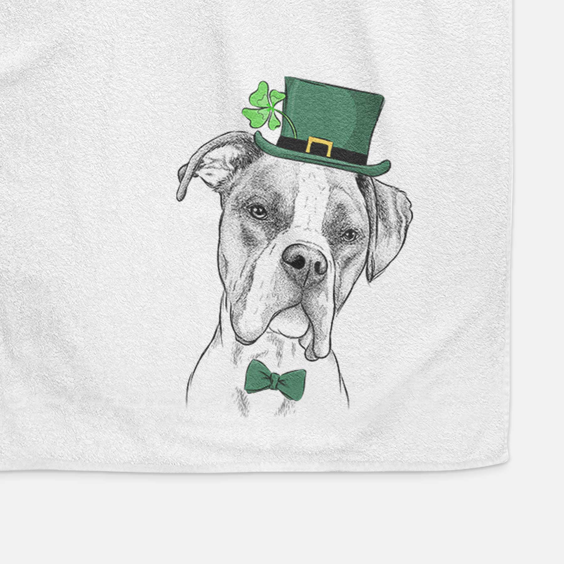 Winston the Boxer Decorative Hand Towel