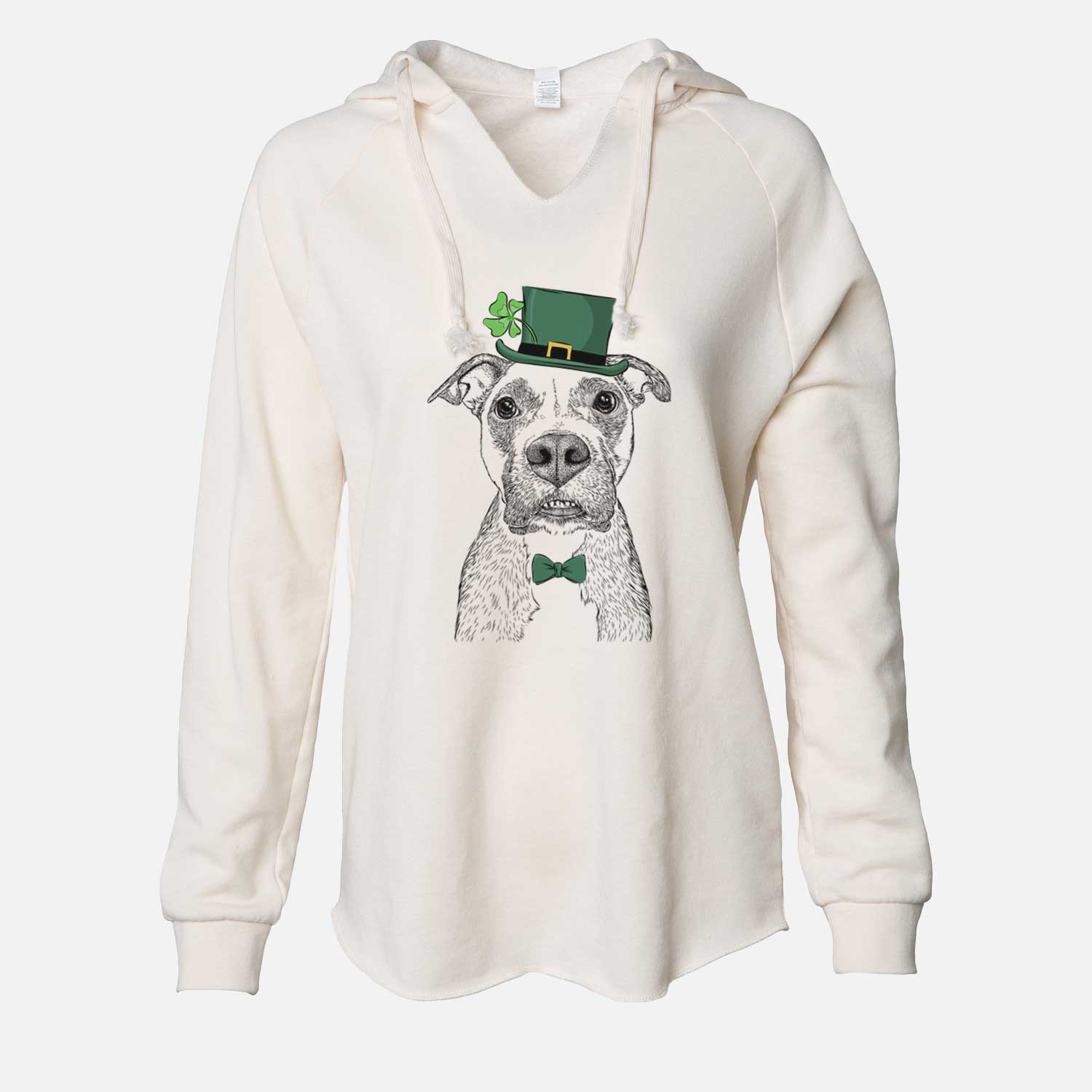 St. Patrick's Xena the Mixed Breed - Cali Wave Hooded Sweatshirt