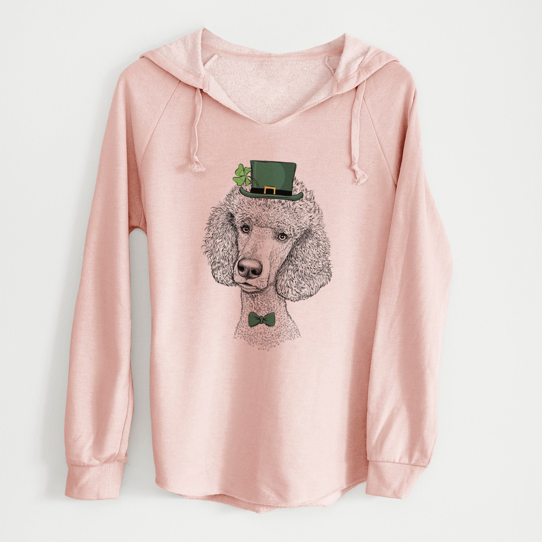 St. Patrick's Yuki the Poodle - Cali Wave Hooded Sweatshirt