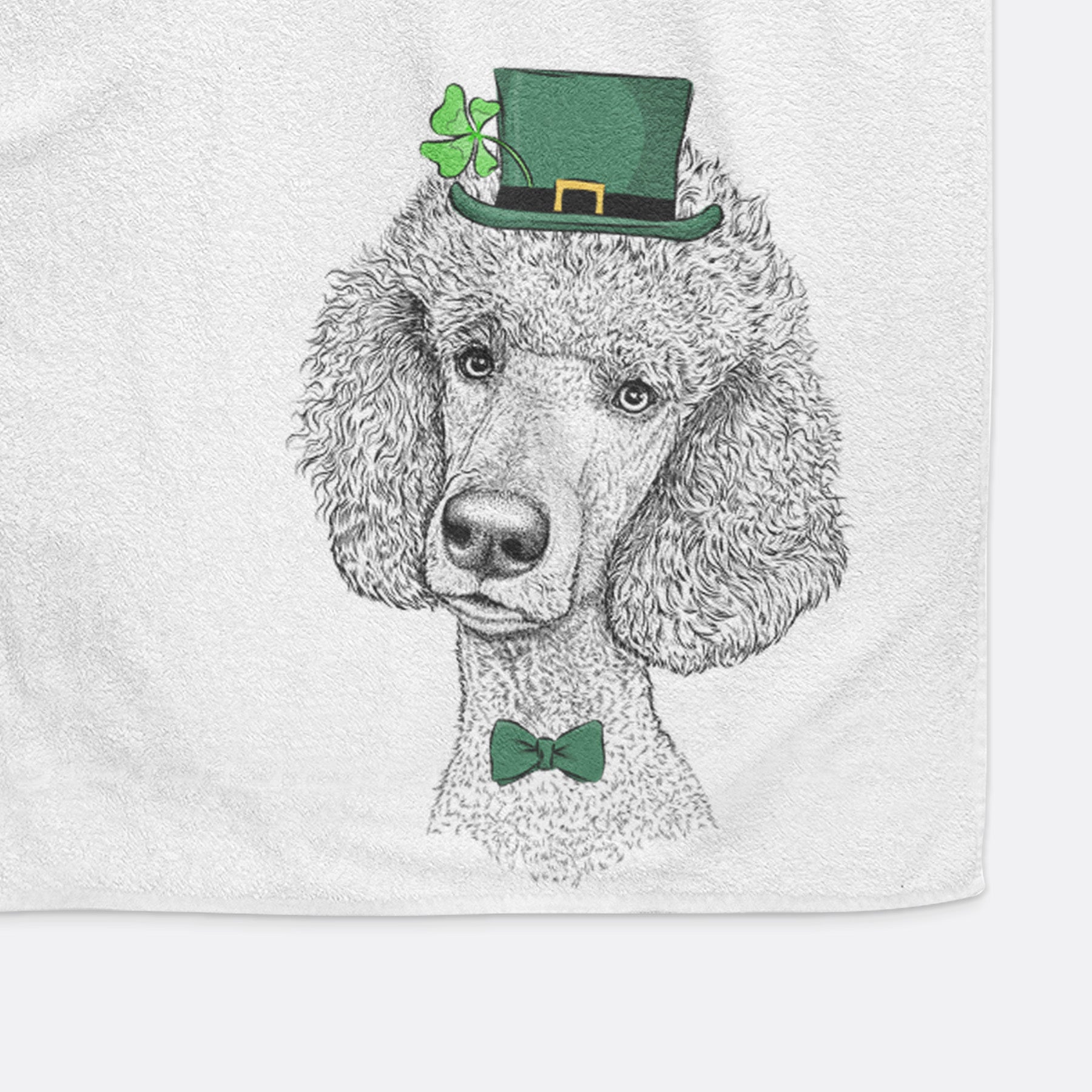 Yuki the Poodle Decorative Hand Towel