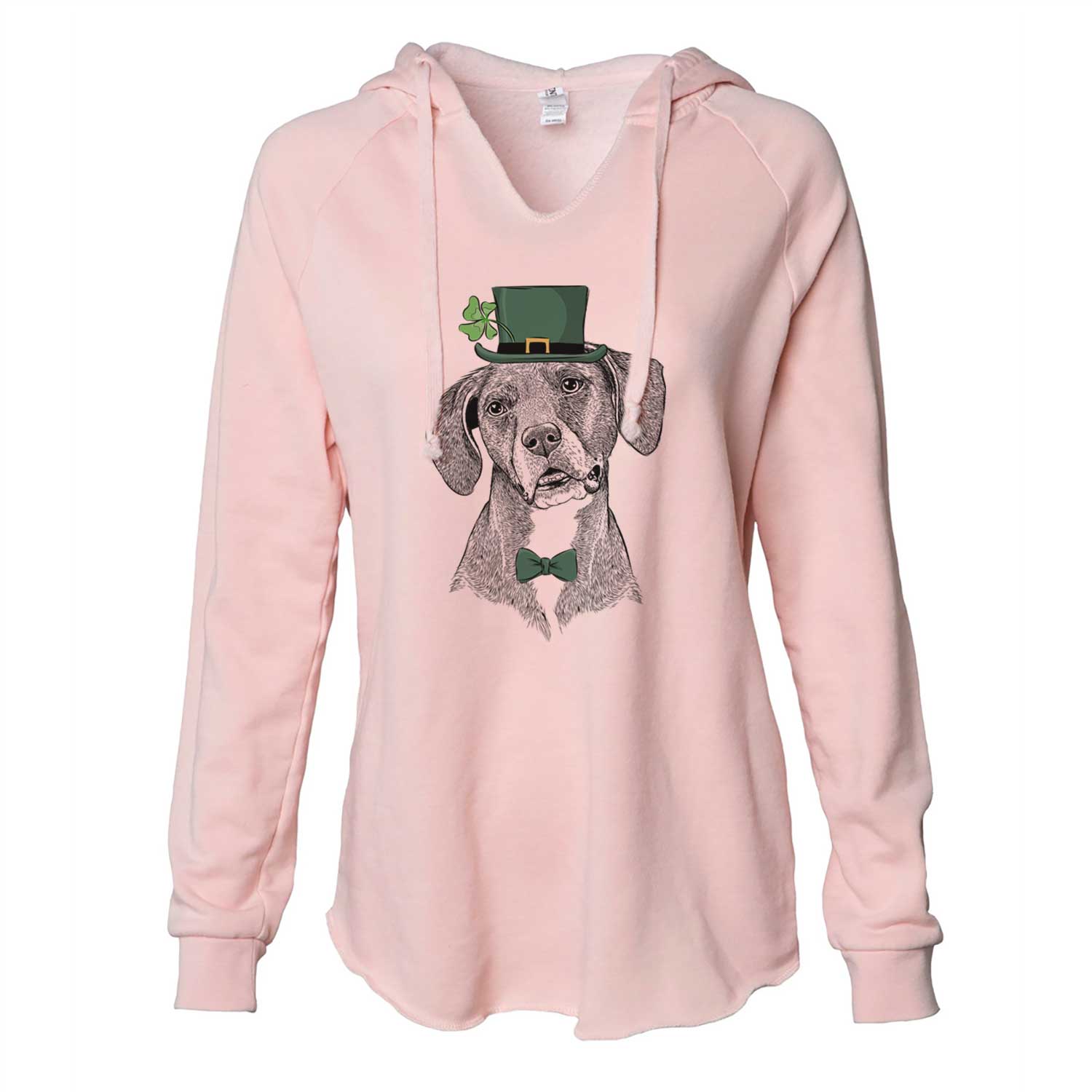 St. Patrick's Zeena the Plott Hound Mix - Cali Wave Hooded Sweatshirt