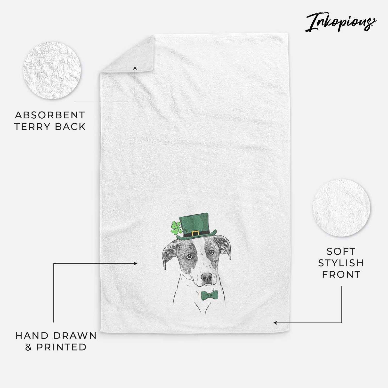 Zephyr the Pointer Mix Decorative Hand Towel