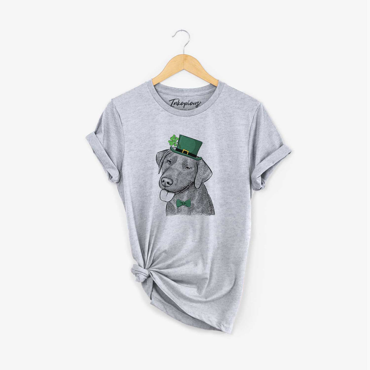 St. Patrick's Zeppelin the Black Labrador - Unisex Crewneck