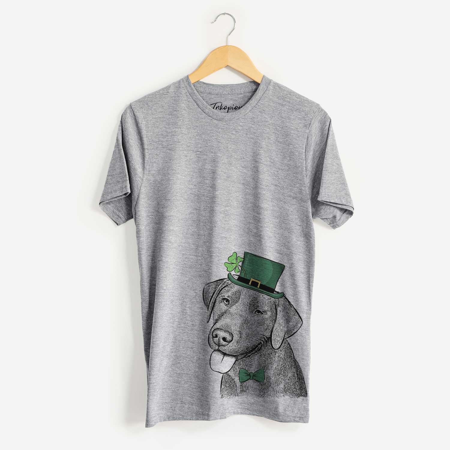 St. Patrick's Zeppelin the Black Labrador - Unisex Crewneck