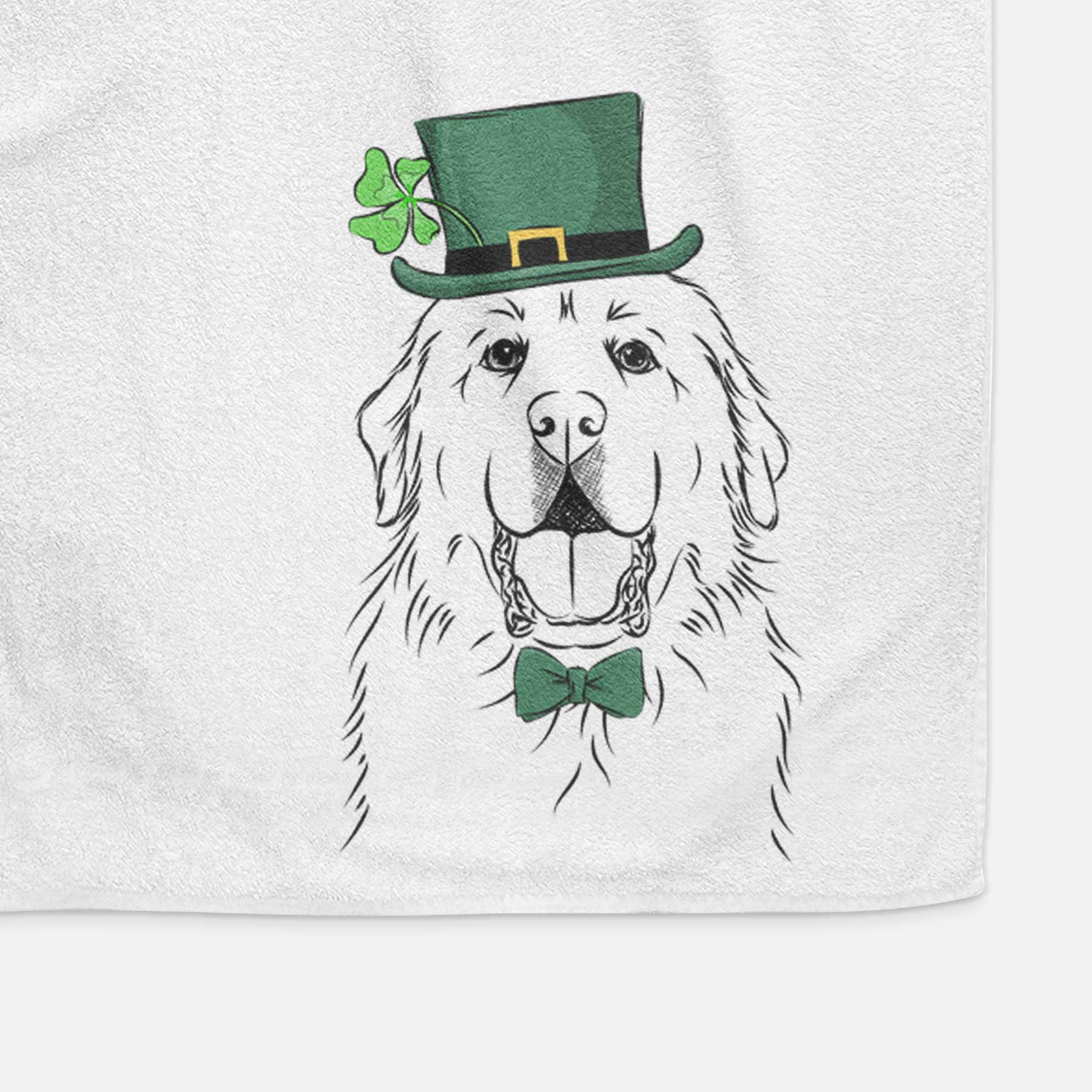 Zeus the Great Pyrenees Decorative Hand Towel