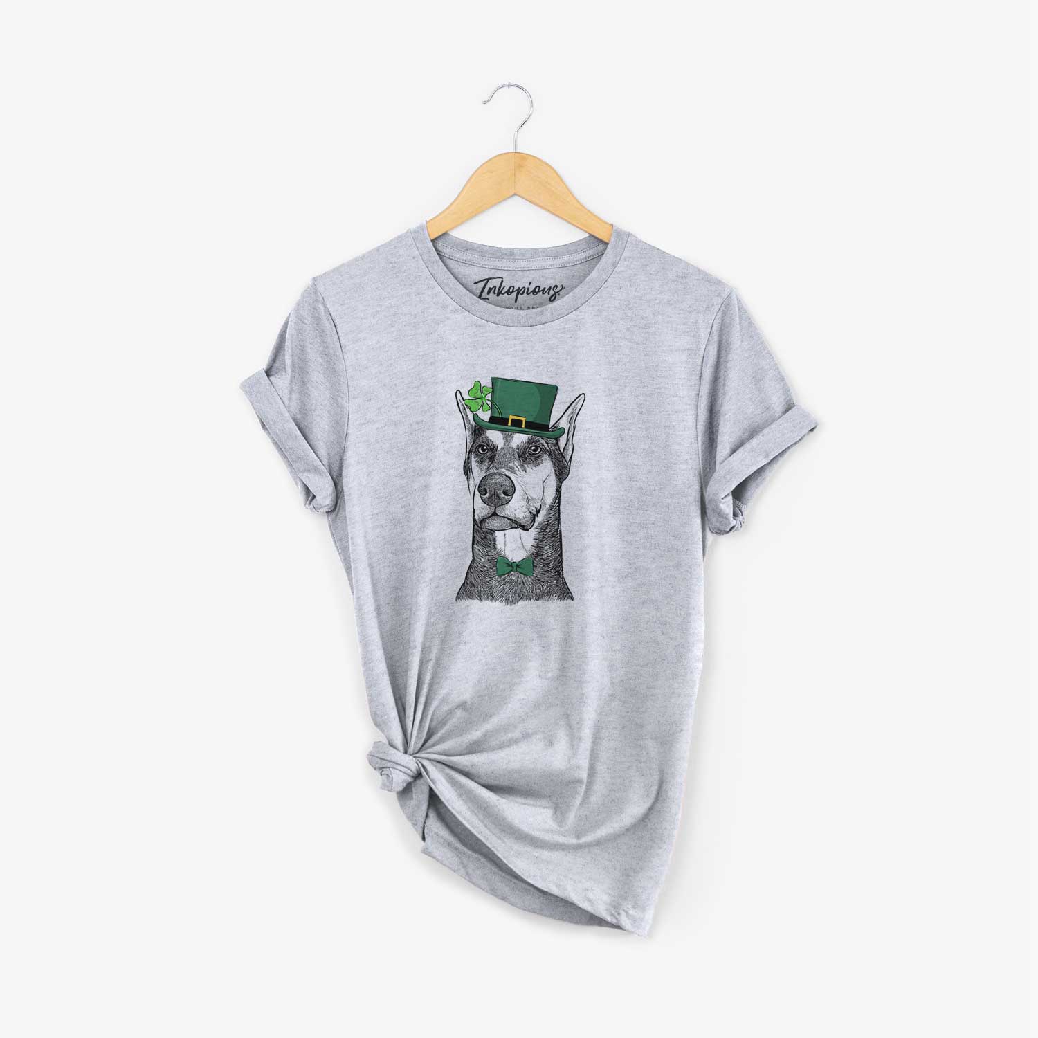 St. Patrick's Zeus the Doberman Pinscher - Unisex Crewneck