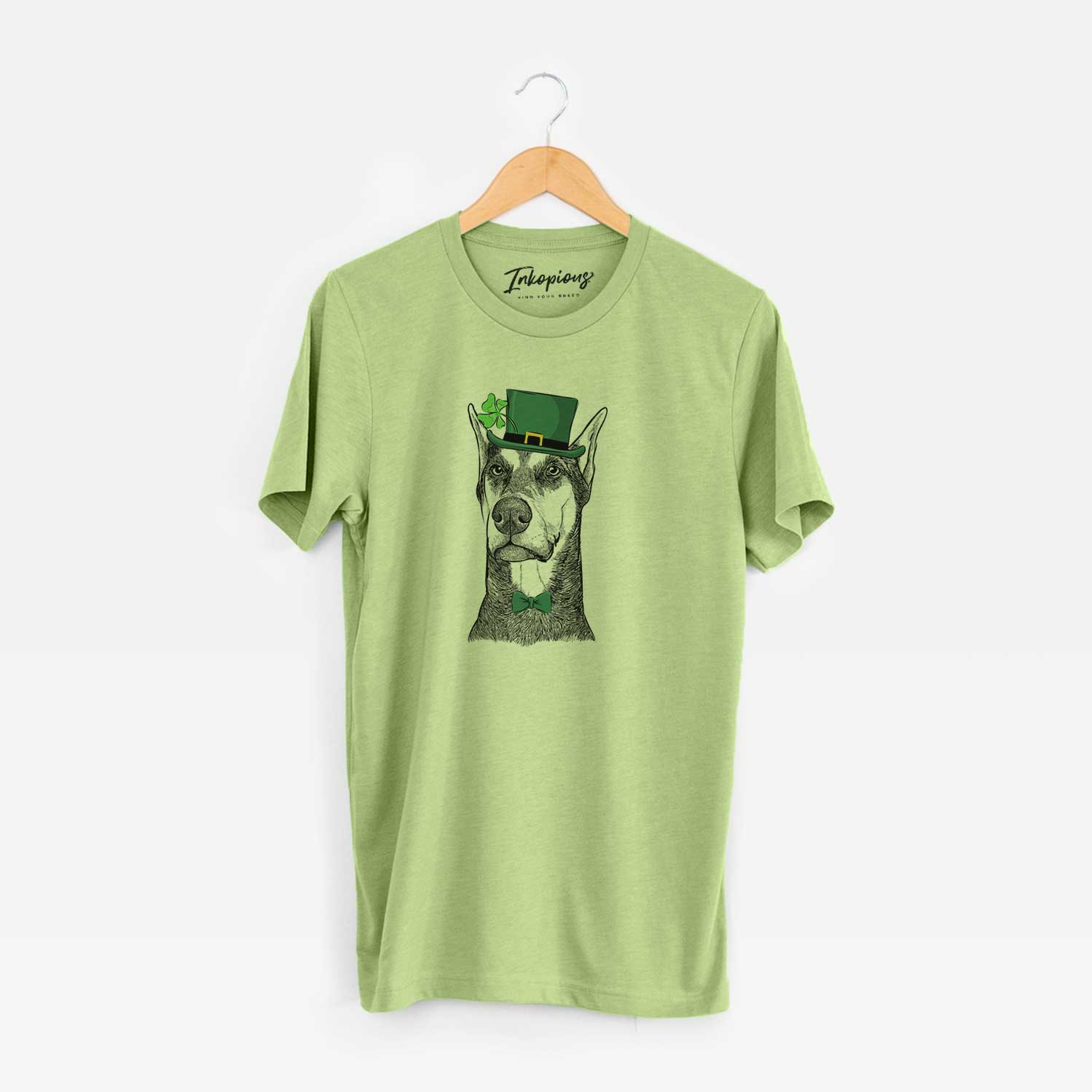 St. Patrick's Zeus the Doberman Pinscher - Unisex Crewneck