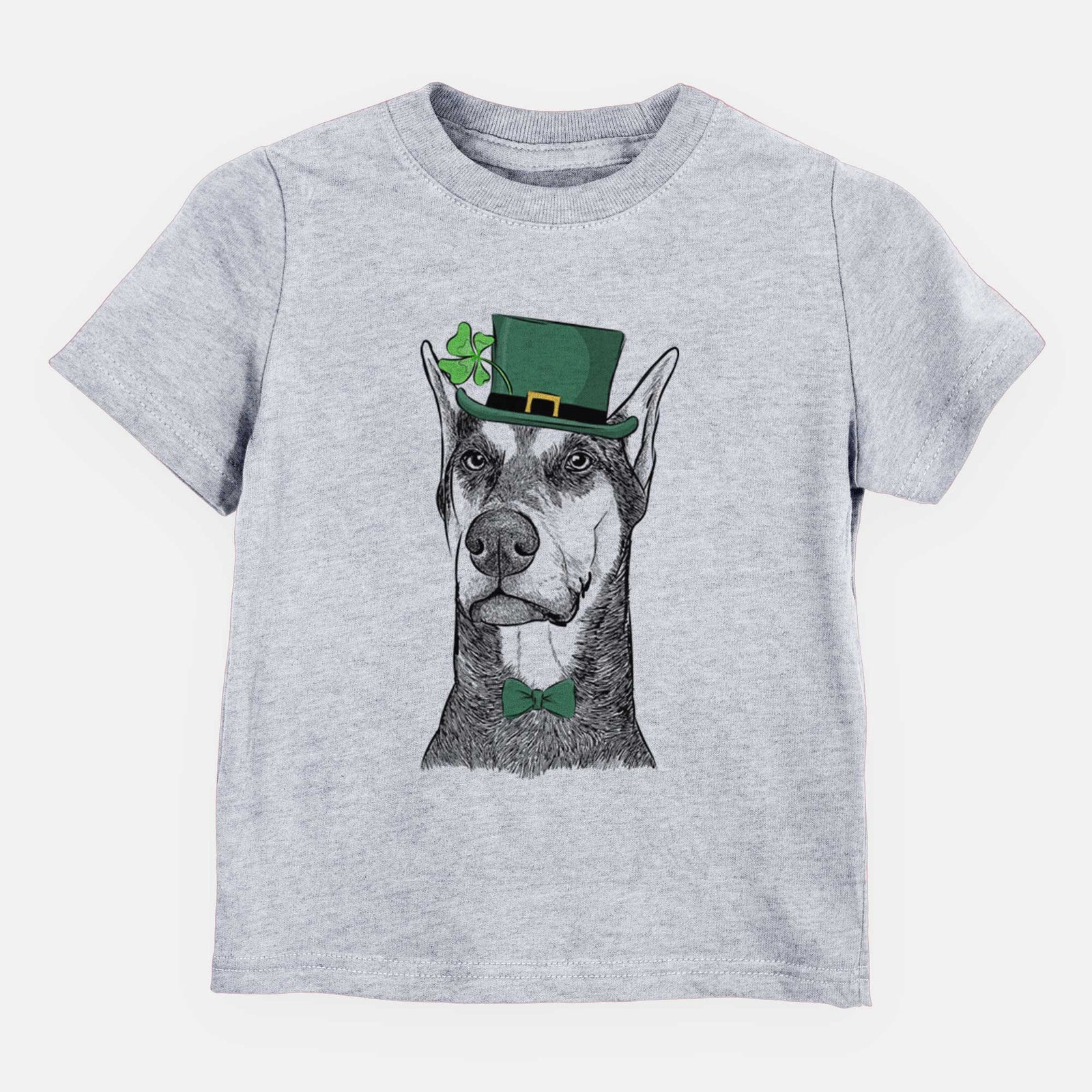 St. Patricks Zeus the Doberman Pinscher - Kids/Youth/Toddler Shirt