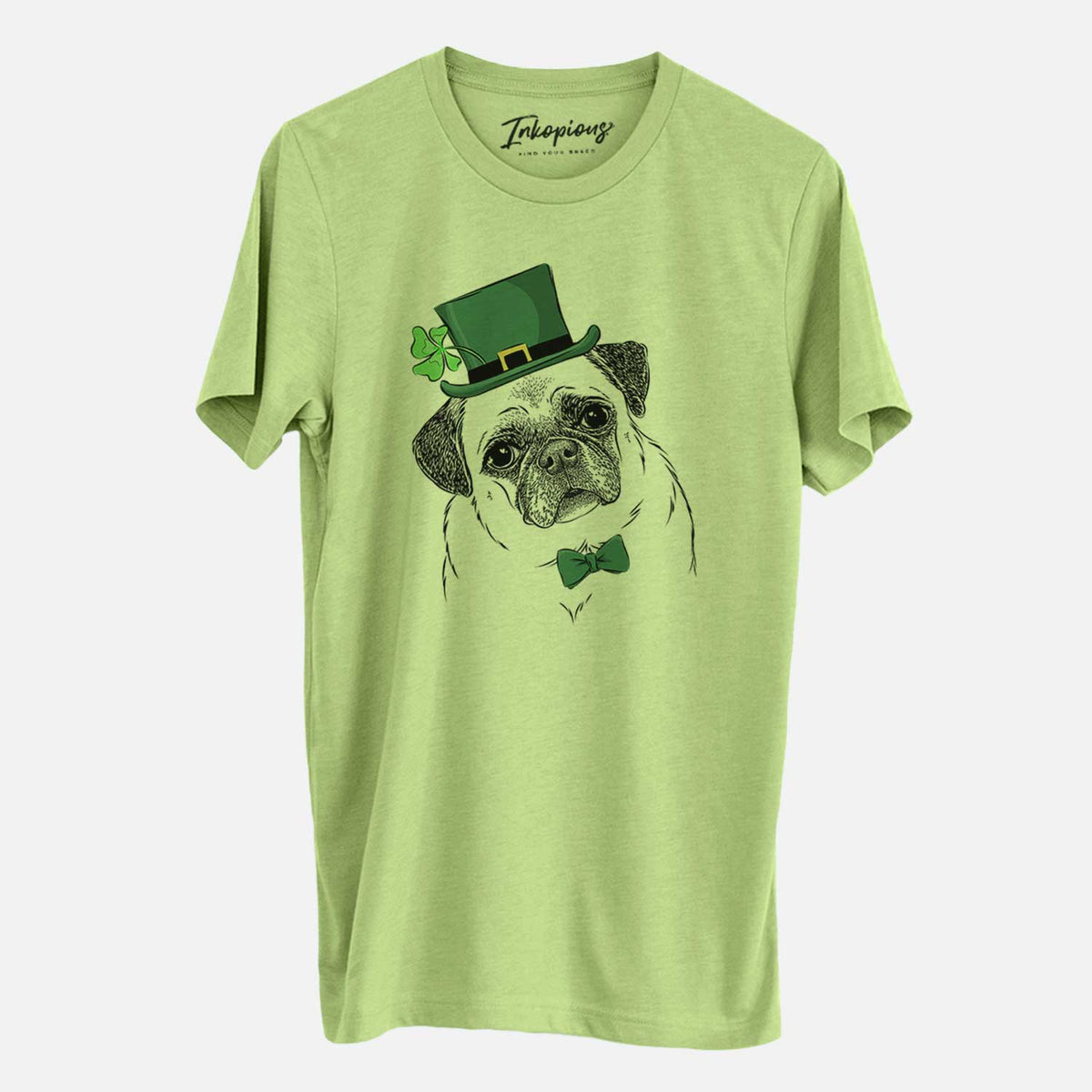 St. Patrick&#39;s Zoey the Pug - Unisex Crewneck