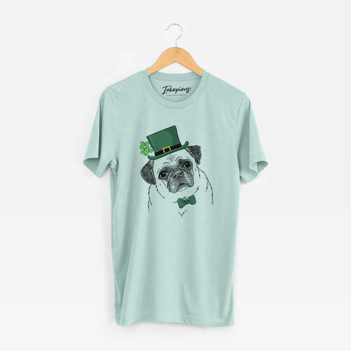St. Patrick's Zoey the Pug - Unisex Crewneck