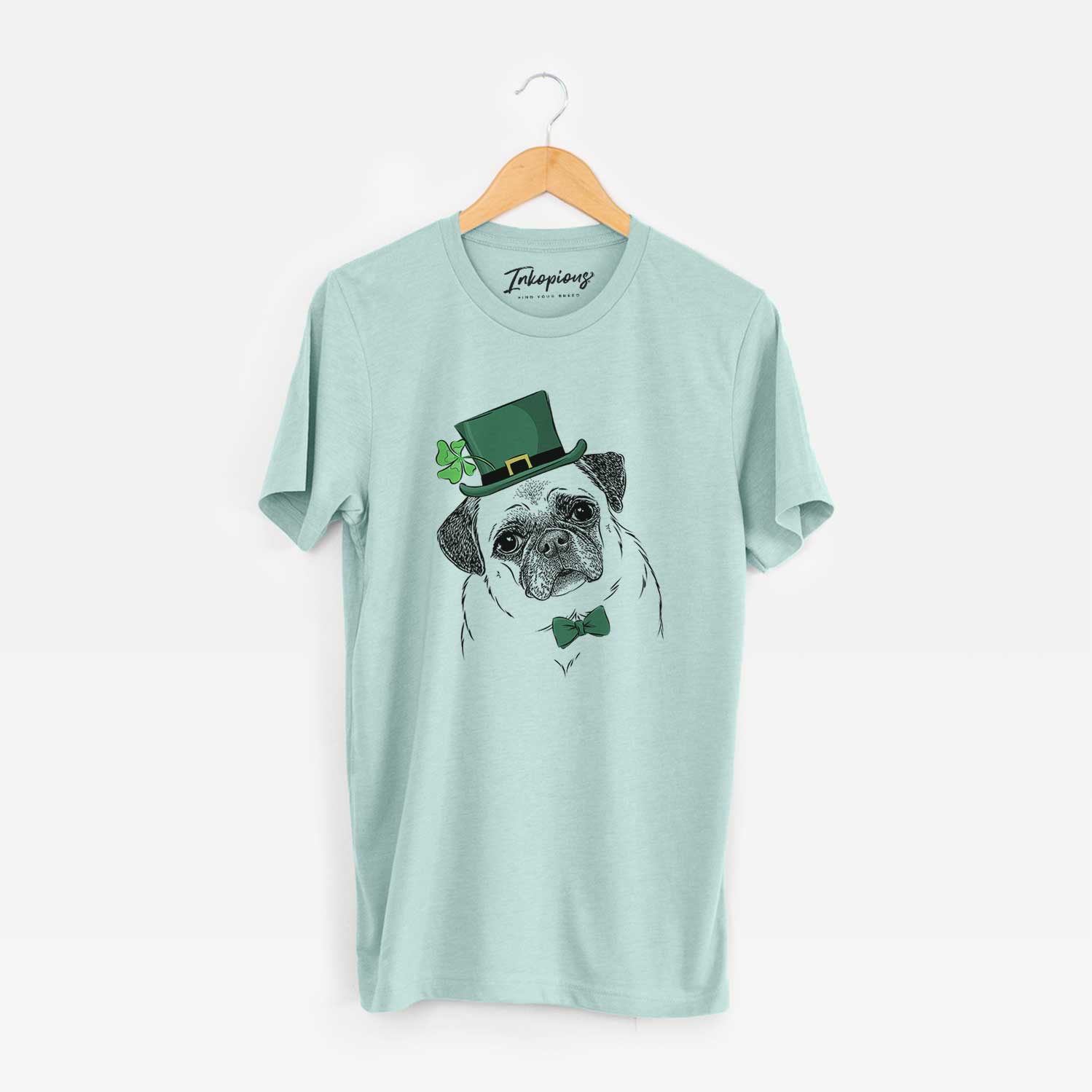St. Patrick's Zoey the Pug - Unisex Crewneck