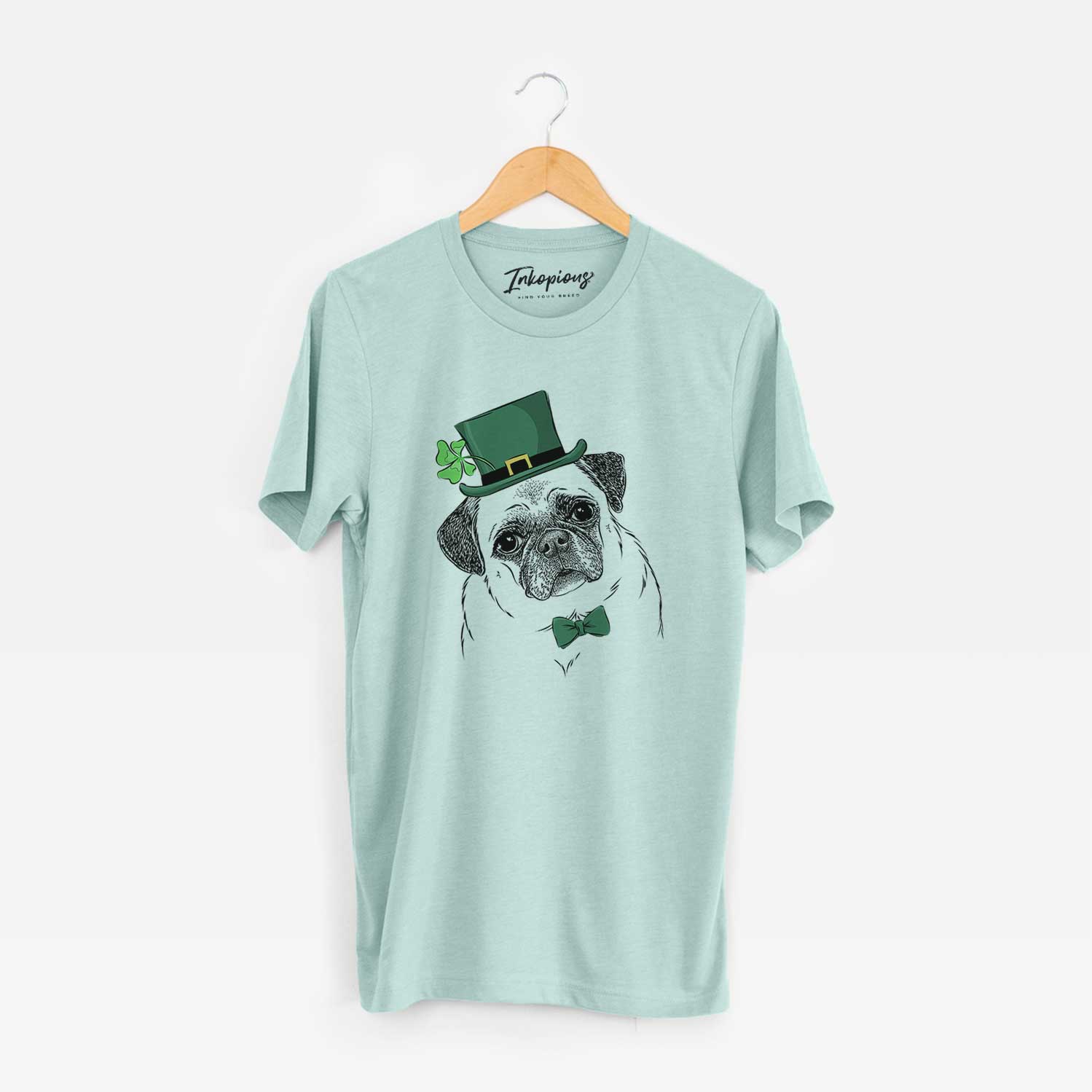 St. Patrick's Zoey the Pug - Unisex Crewneck