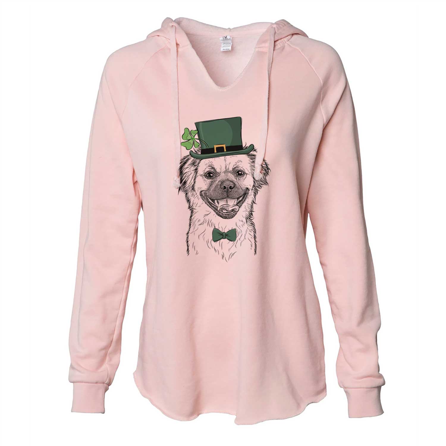 St. Patrick's Zuri the Spaniel Mix - Cali Wave Hooded Sweatshirt