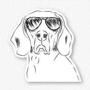 Sagan the Coonhound - Decal Sticker