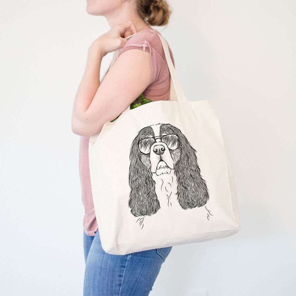 CafePress Cavalier King Charles Spaniel Canvas Tote Bag - Reusable Shopping Bag With Dog Print - View #2