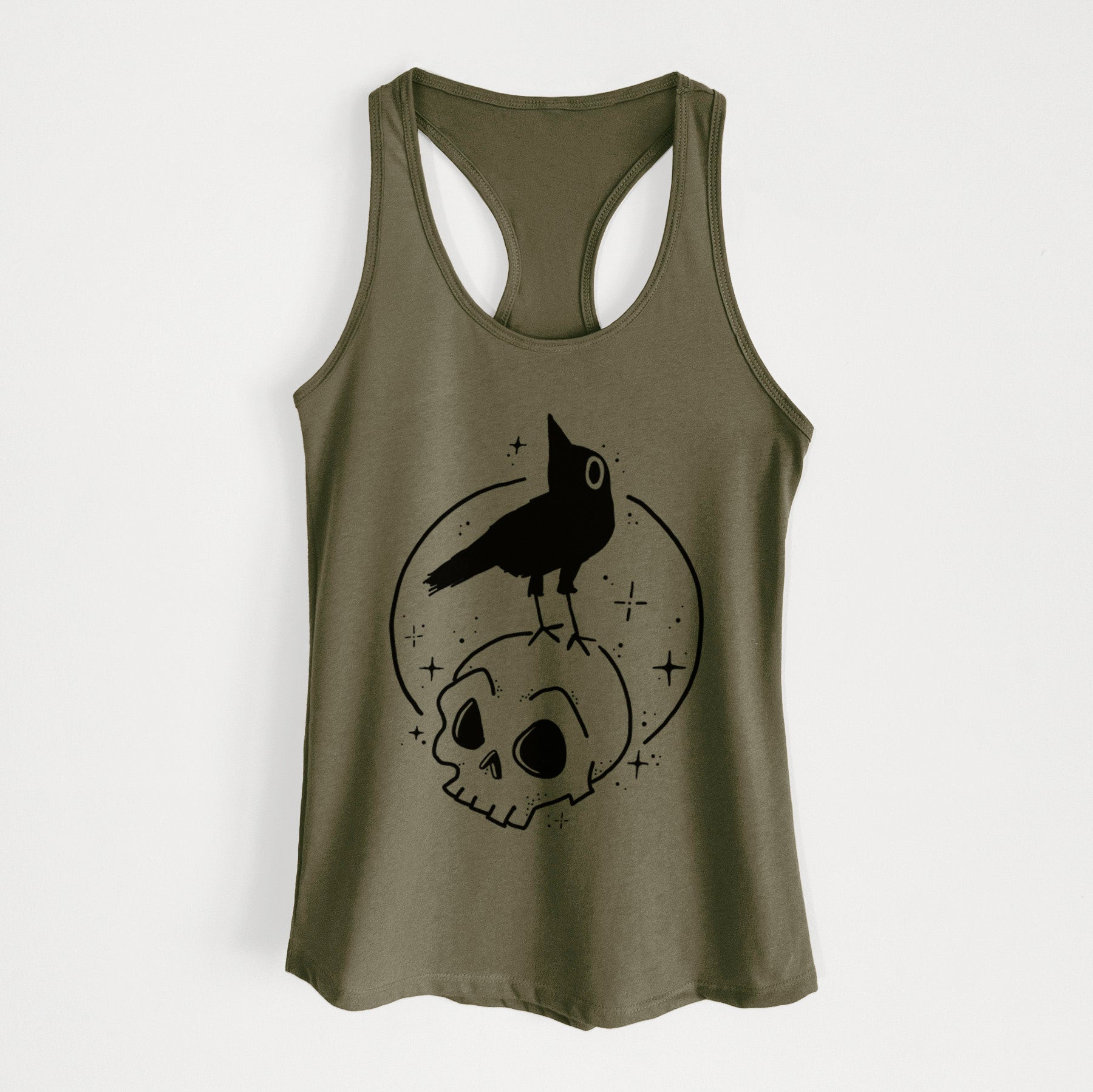 Skull Raven - Women's Racerback Tanktop