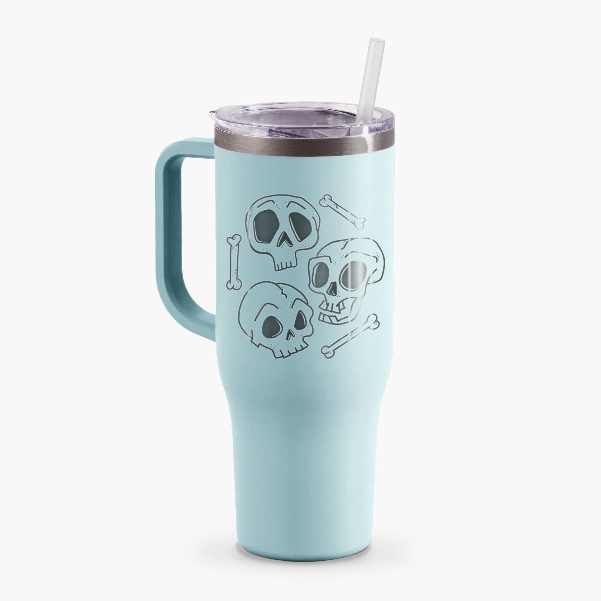 Skull Trio - 40oz Tumbler with Handle