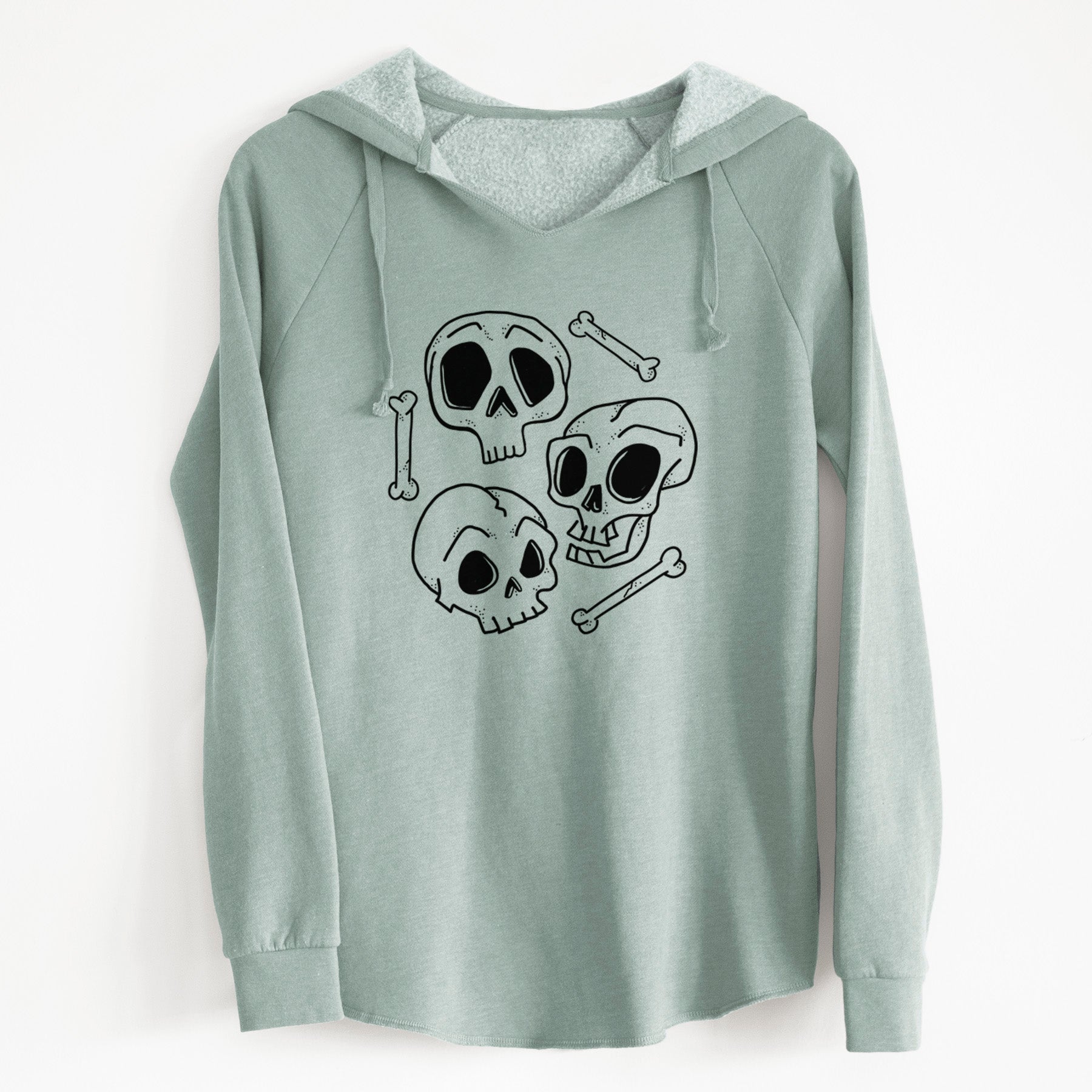 Skull Trio - Cali Wave Hooded Sweatshirt