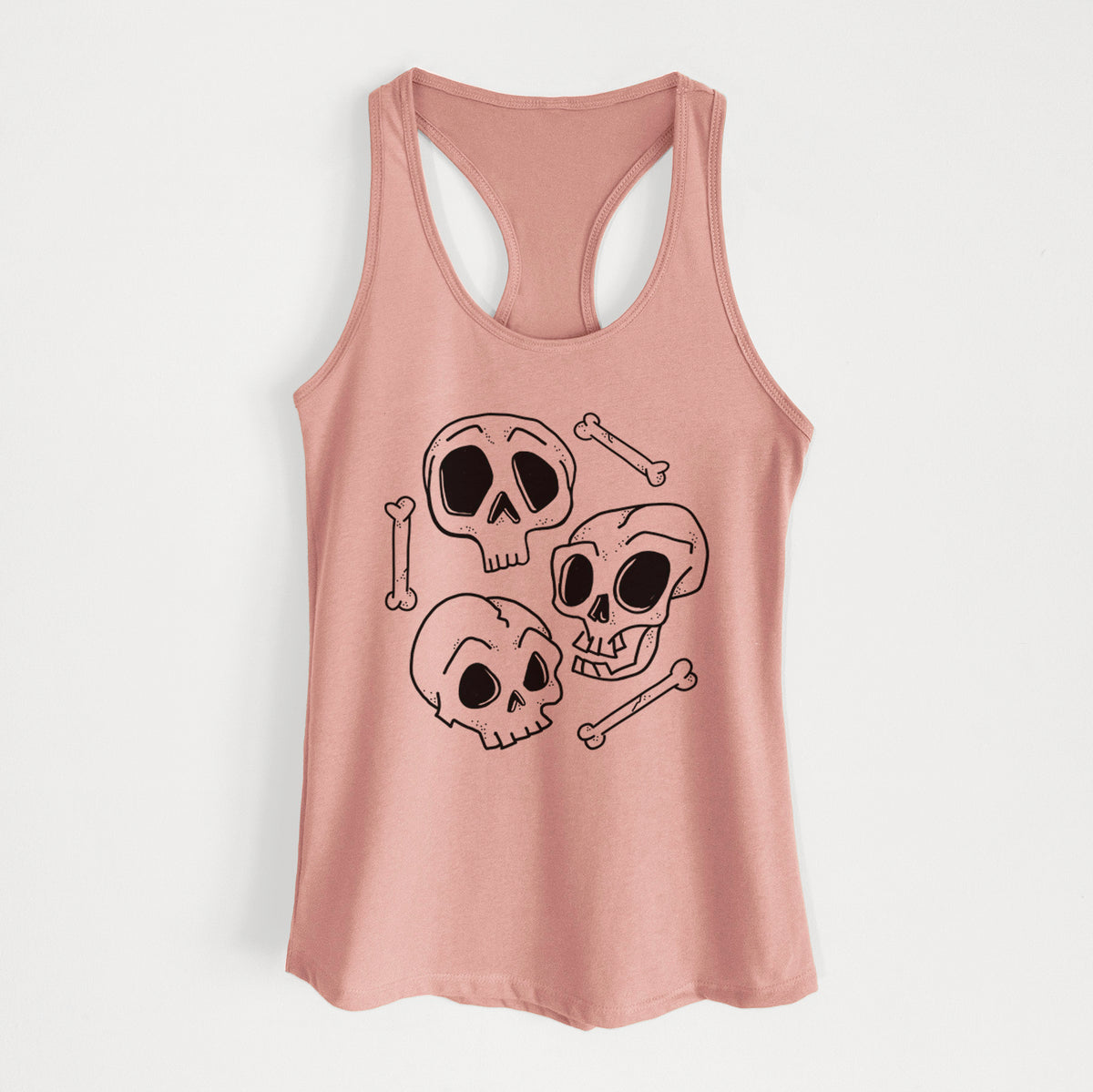 Skull Trio - Women&#39;s Racerback Tanktop