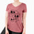 Skull Trio - Women's V-neck Shirt