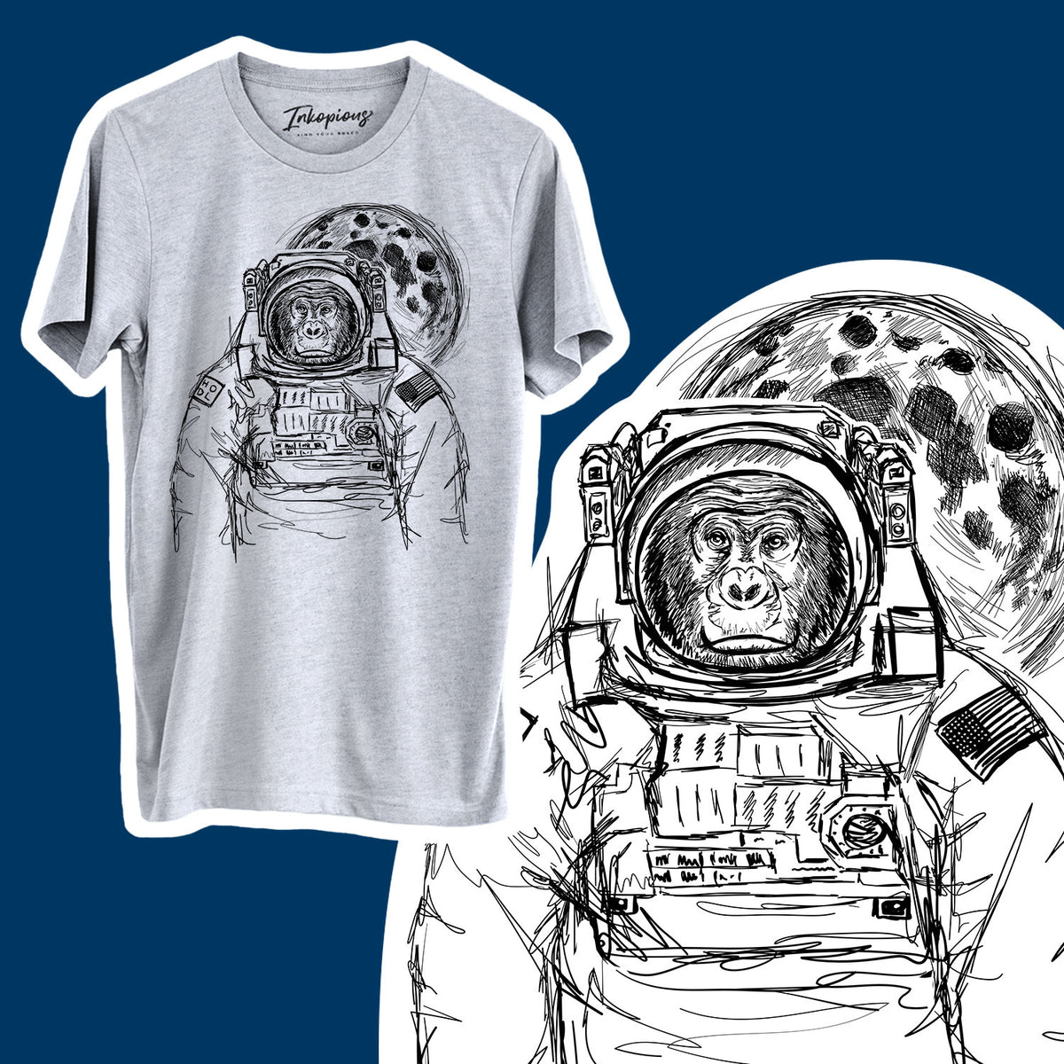 Space Ape  - Unisex Crewneck