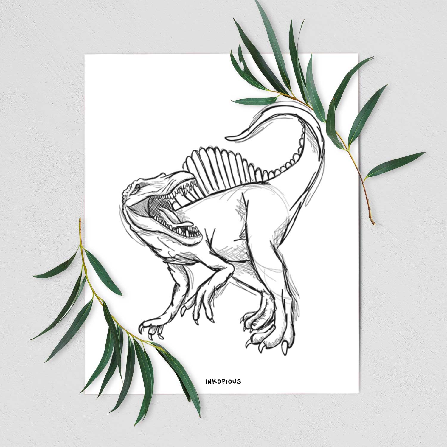 Spinosaurus Art Print