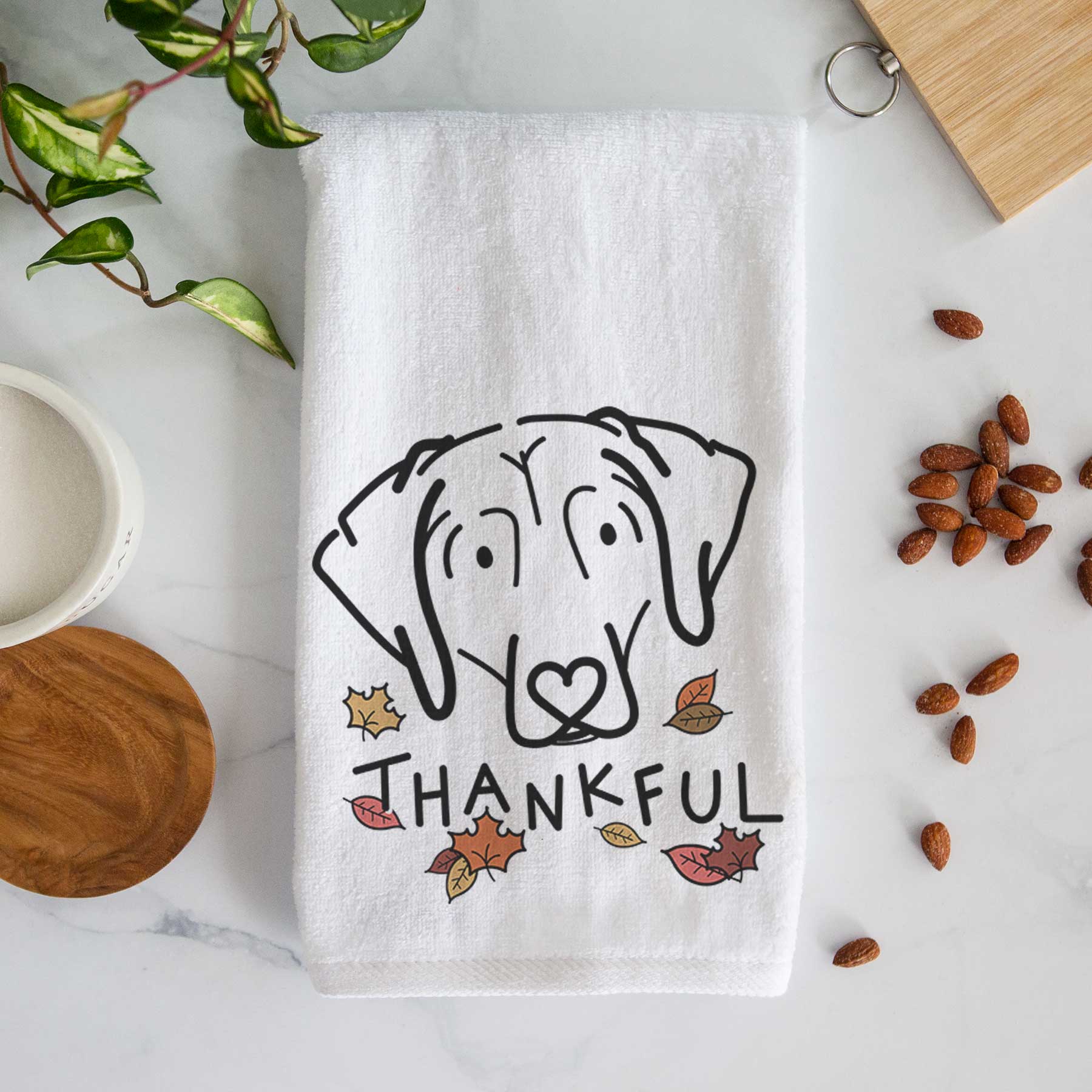 Thankful Beagle - Aly - Decorative Hand Towel