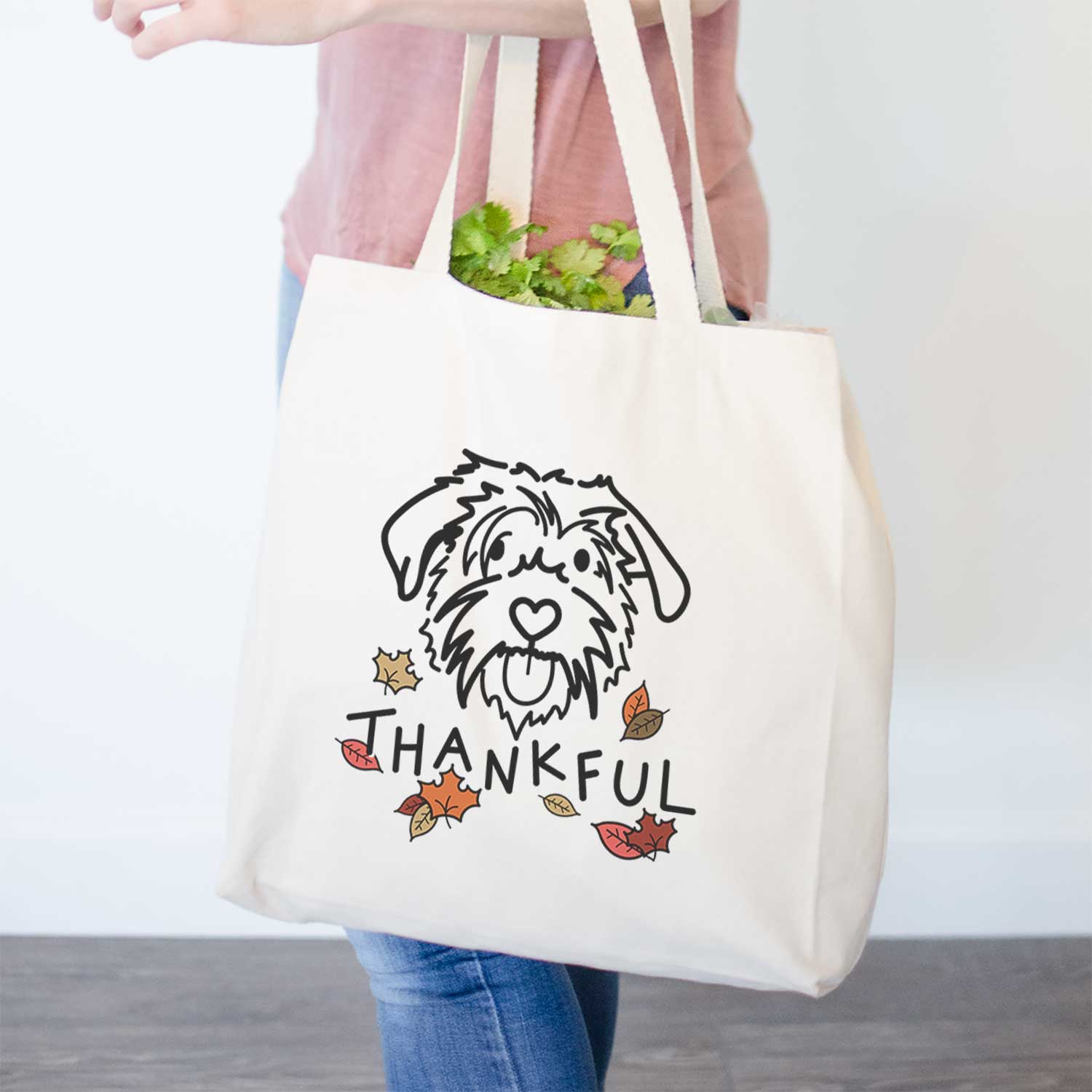 Thankful Scottish Terrier Border Collie Mix - Amal - Tote Bag