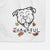 Thankful American Bulldog - Decorative Hand Towel