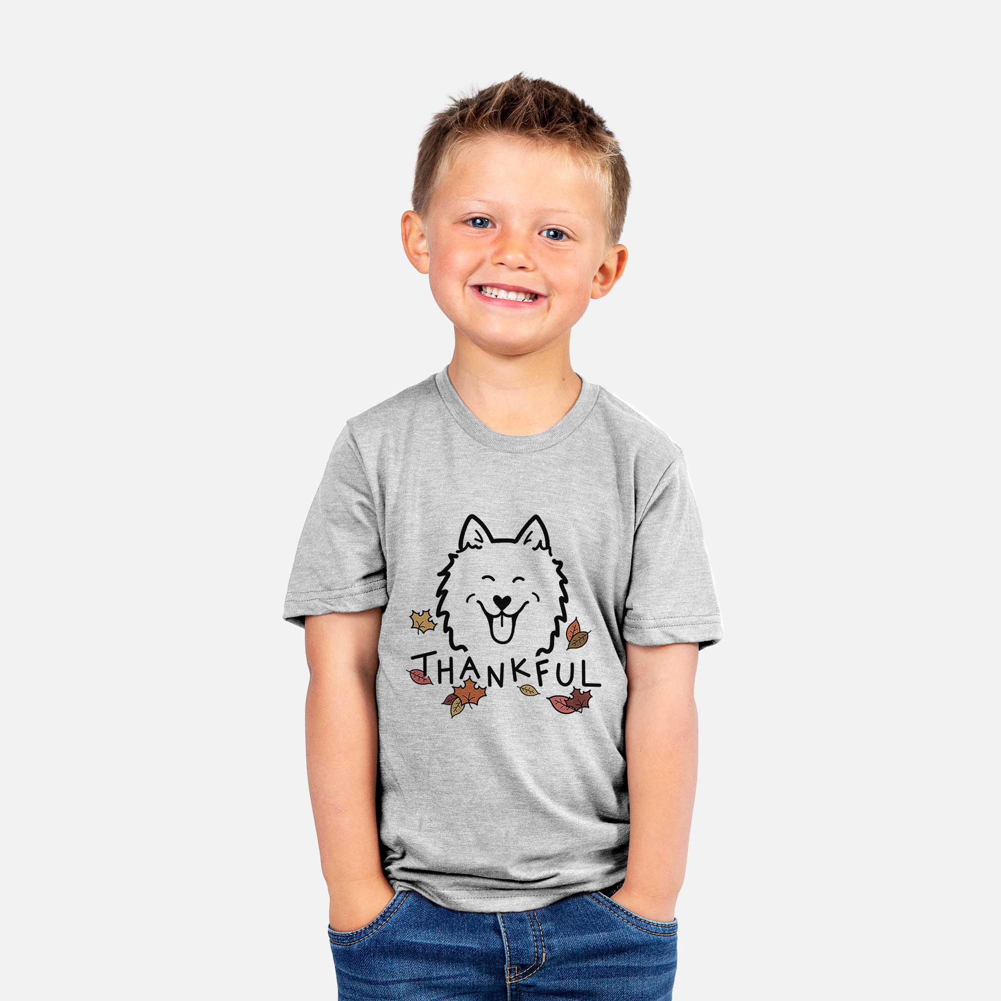 Thankful American Eskimo - Kids/Youth/Toddler Shirt