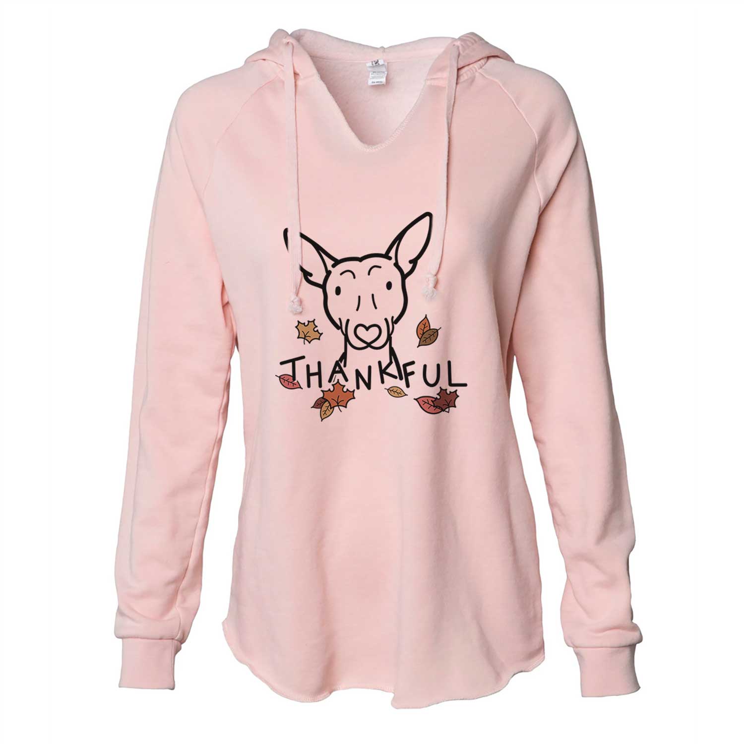 Thankful American Hairless Terrier - Cali Wave Hooded Sweatshirt