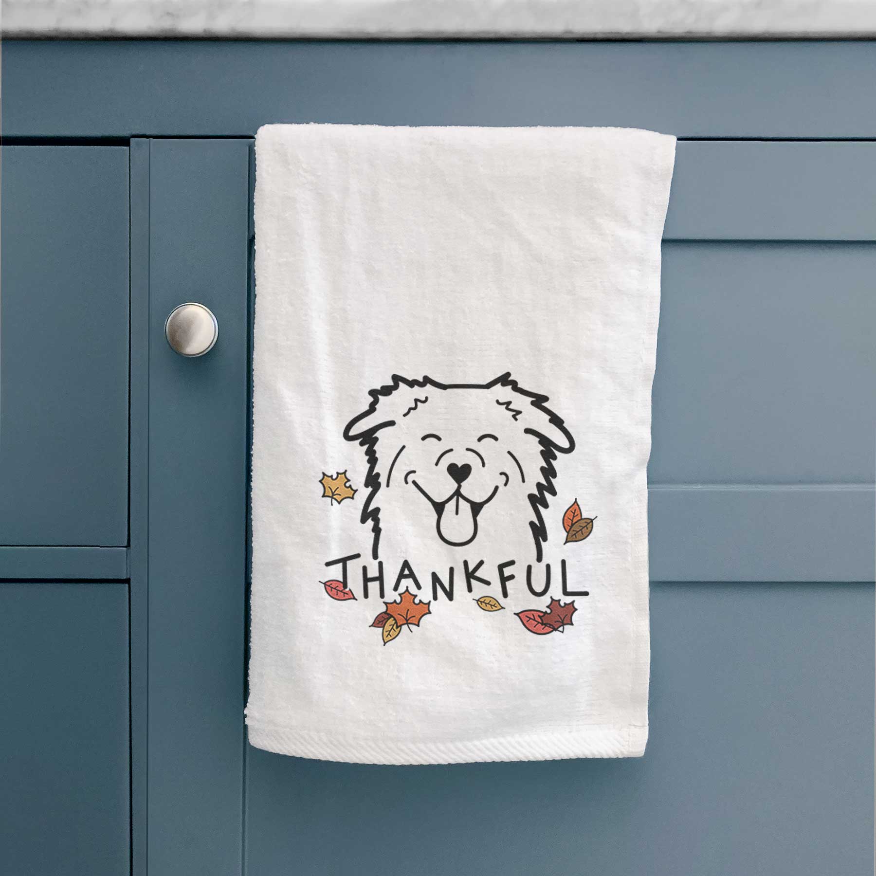 Thankful Australian Shepherd - Hand Towel