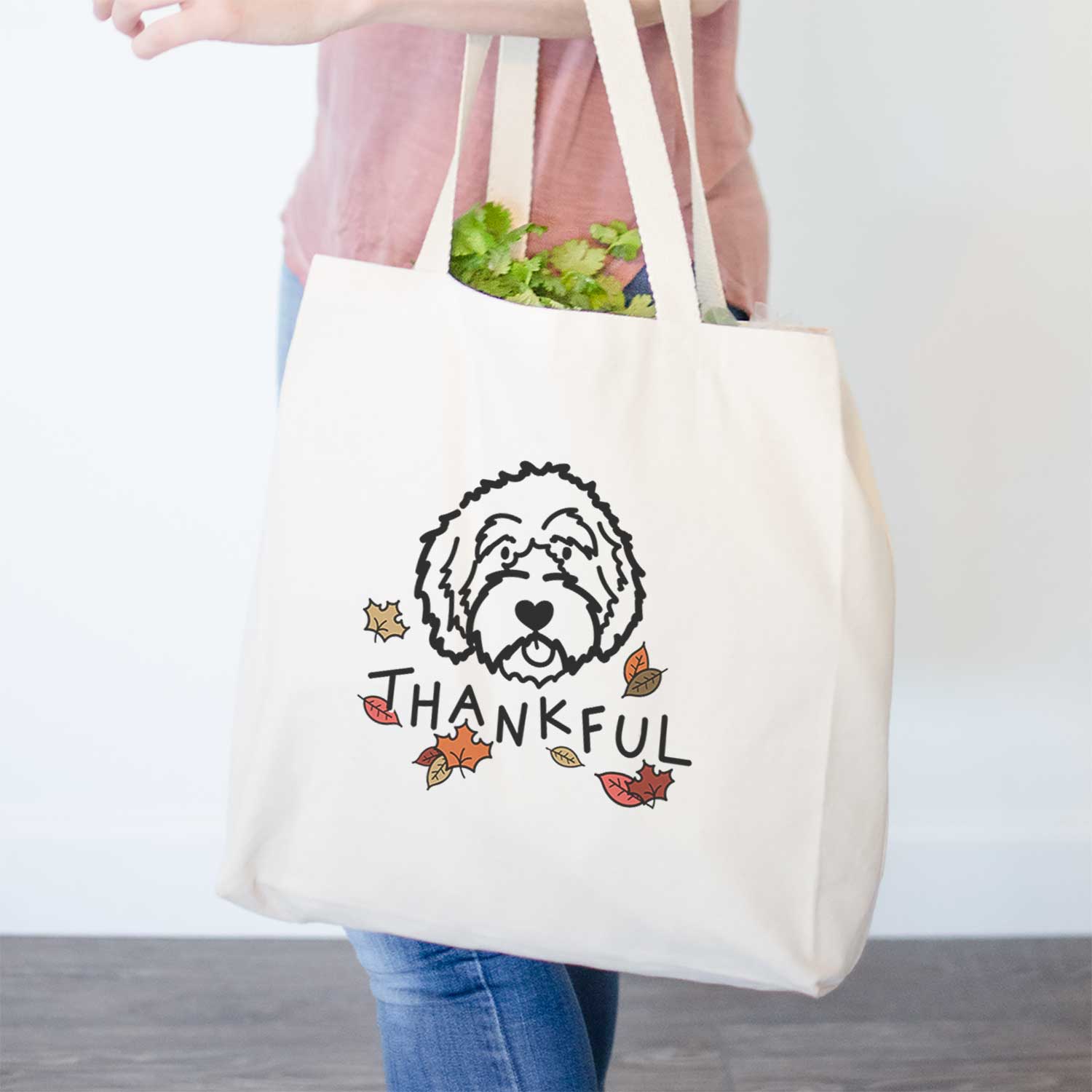 Thankful Aussiedoodle - Tote Bag