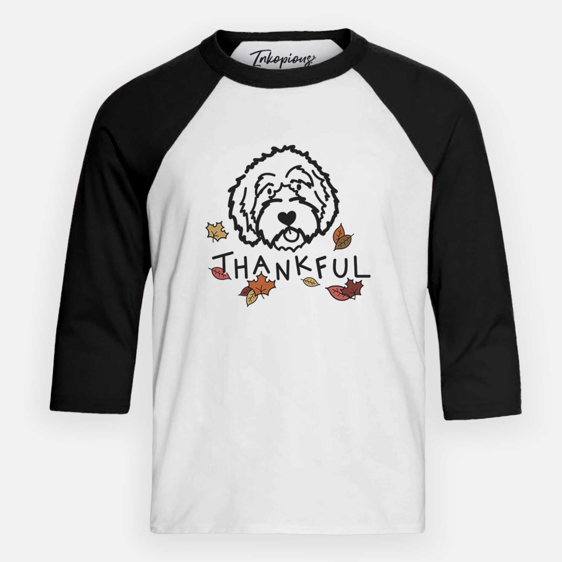 Thankful Aussiedoodle - Youth 3/4 Long Sleeve