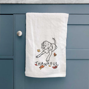 Thankful Beagle - Bagel - Hand Towel