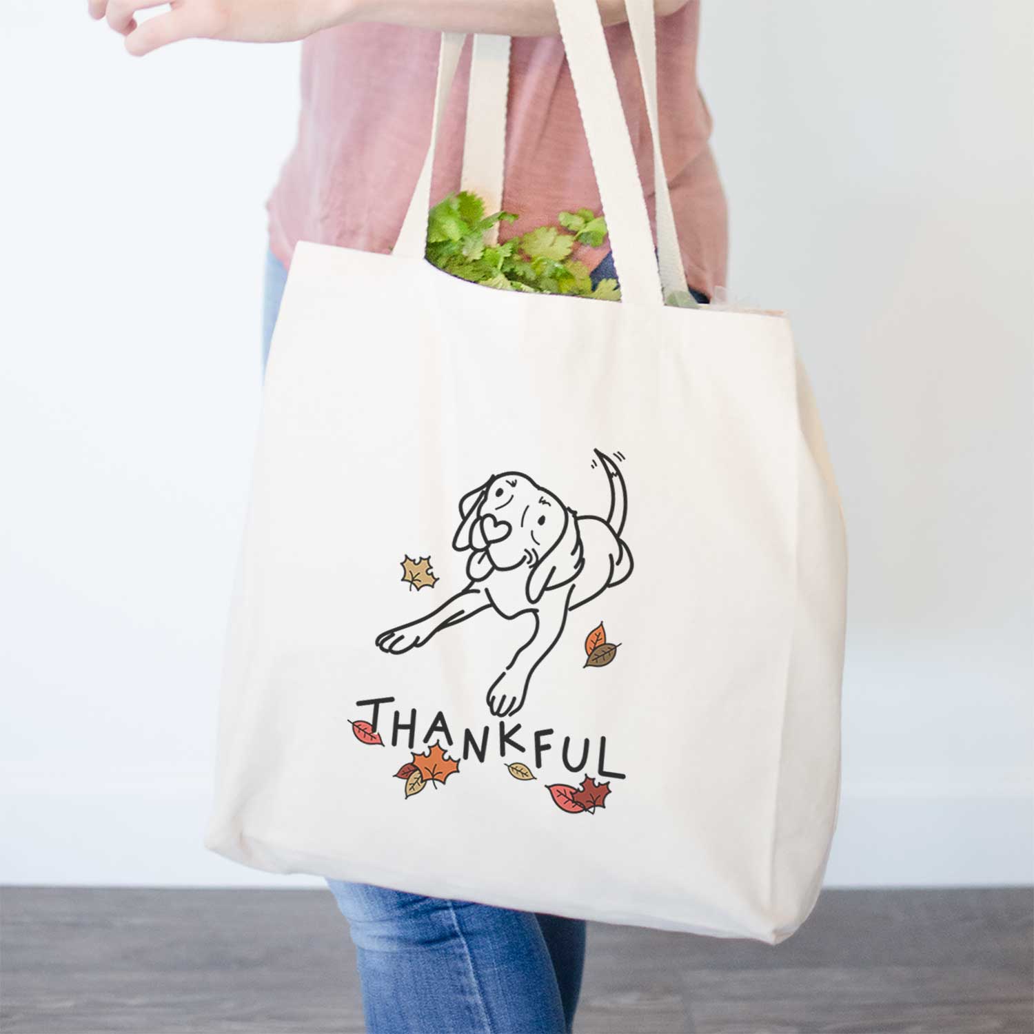 Thankful Beagle - Bagel - Tote Bag