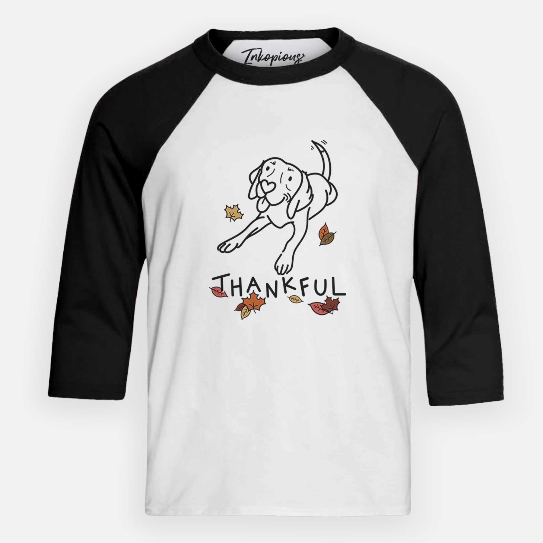 Thankful Beagle - Bagel - Youth 3/4 Long Sleeve