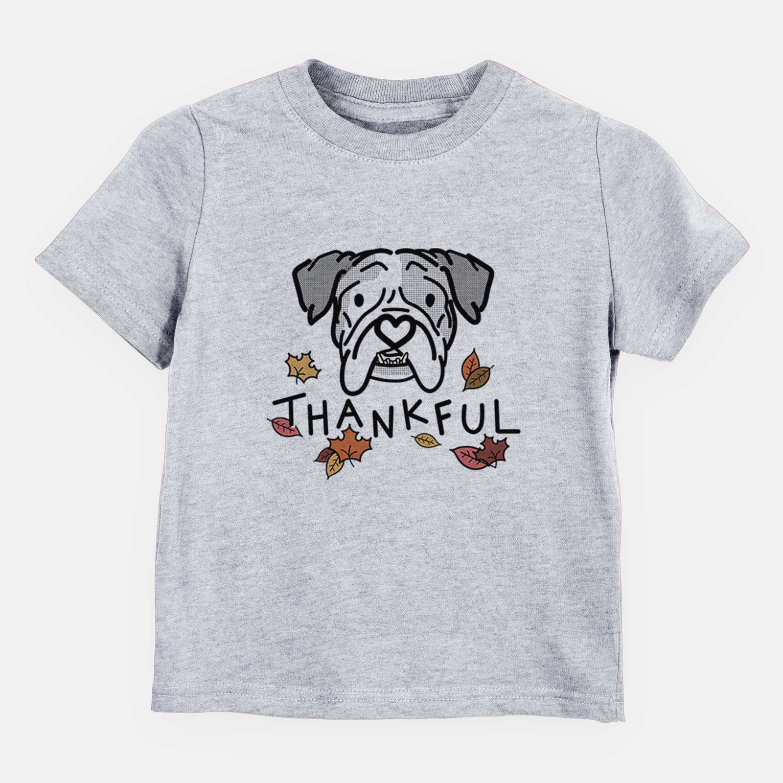 Thankful English Bulldog - Bailey - Kids/Youth/Toddler Shirt