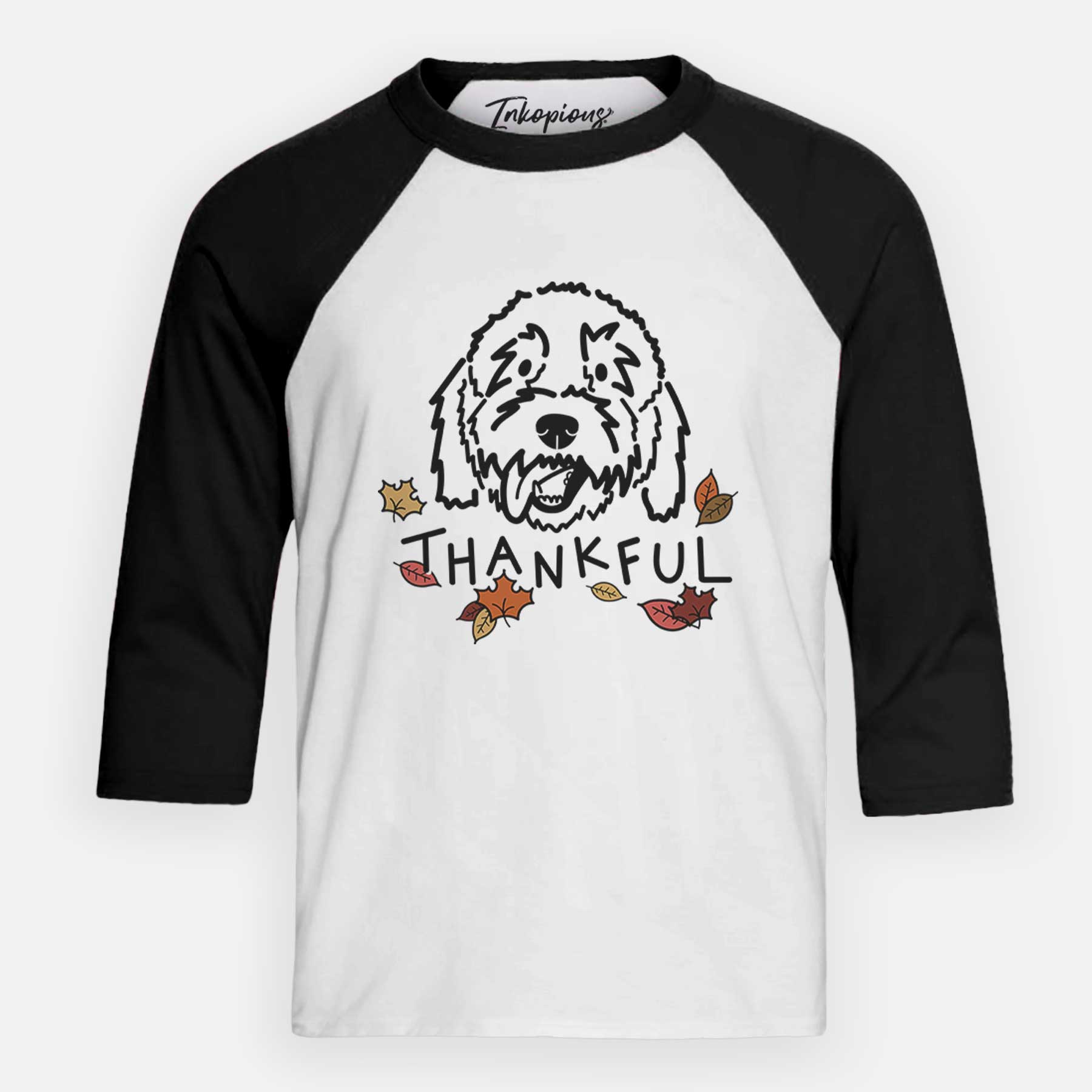 Thankful Goldendoodle - Barry - Youth 3/4 Long Sleeve