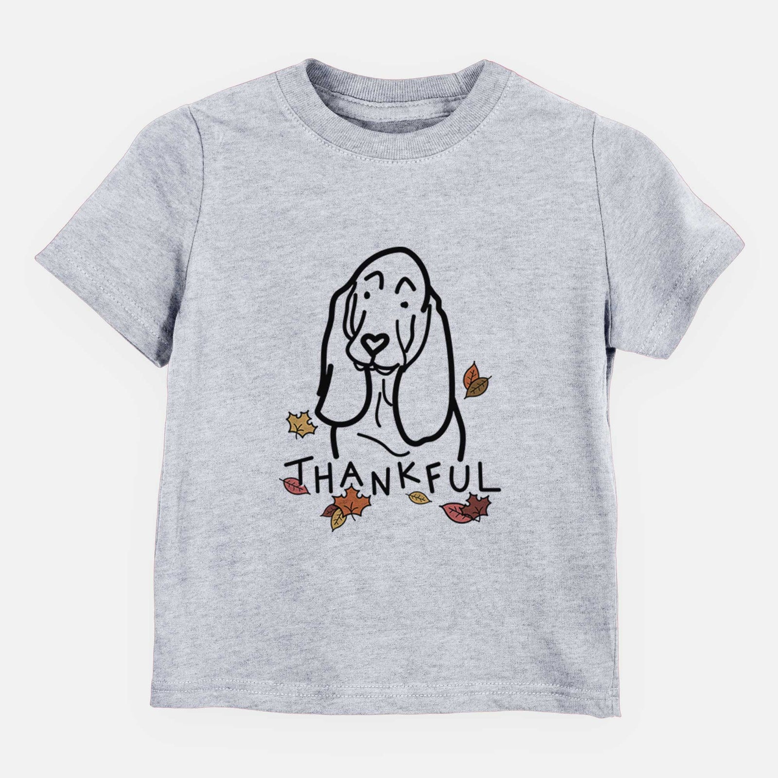 Thankful Basset Hound - Kids/Youth/Toddler Shirt