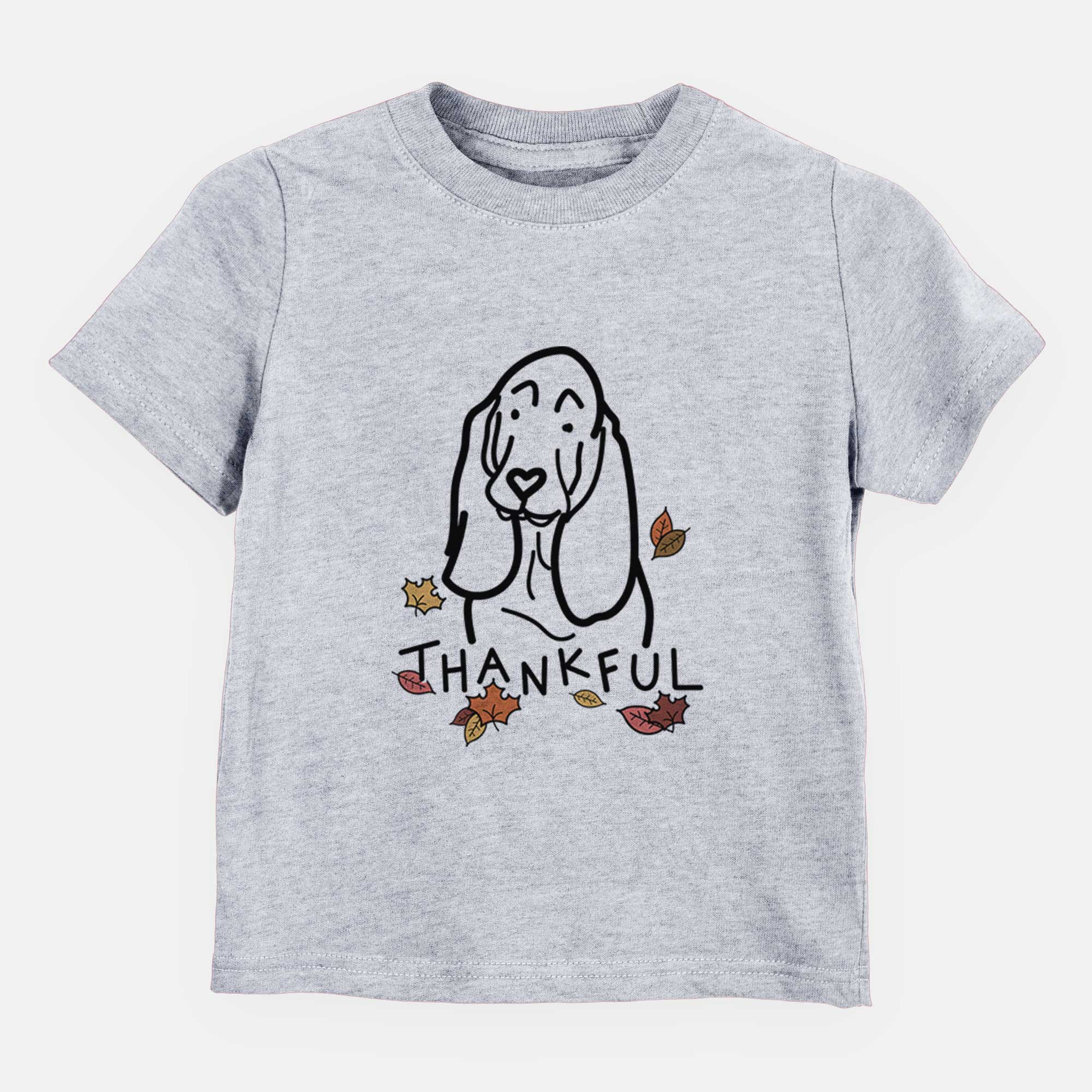 Thankful Basset Hound - Kids/Youth/Toddler Shirt