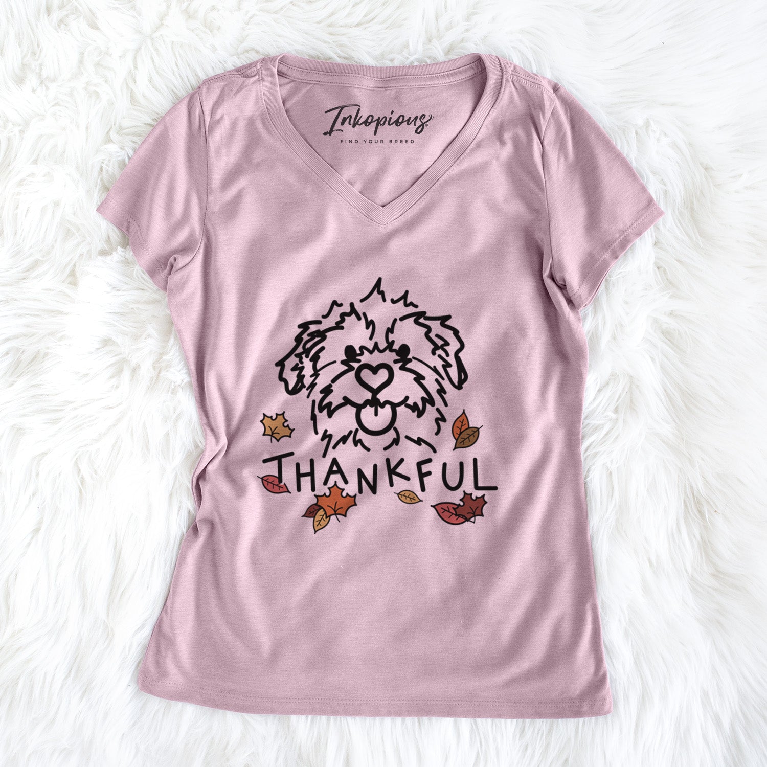 Thankful Mixed Breed - Bea - Women's Perfect V-neck Shirt