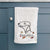 Thankful Bedlington Terrier - Decorative Hand Towel