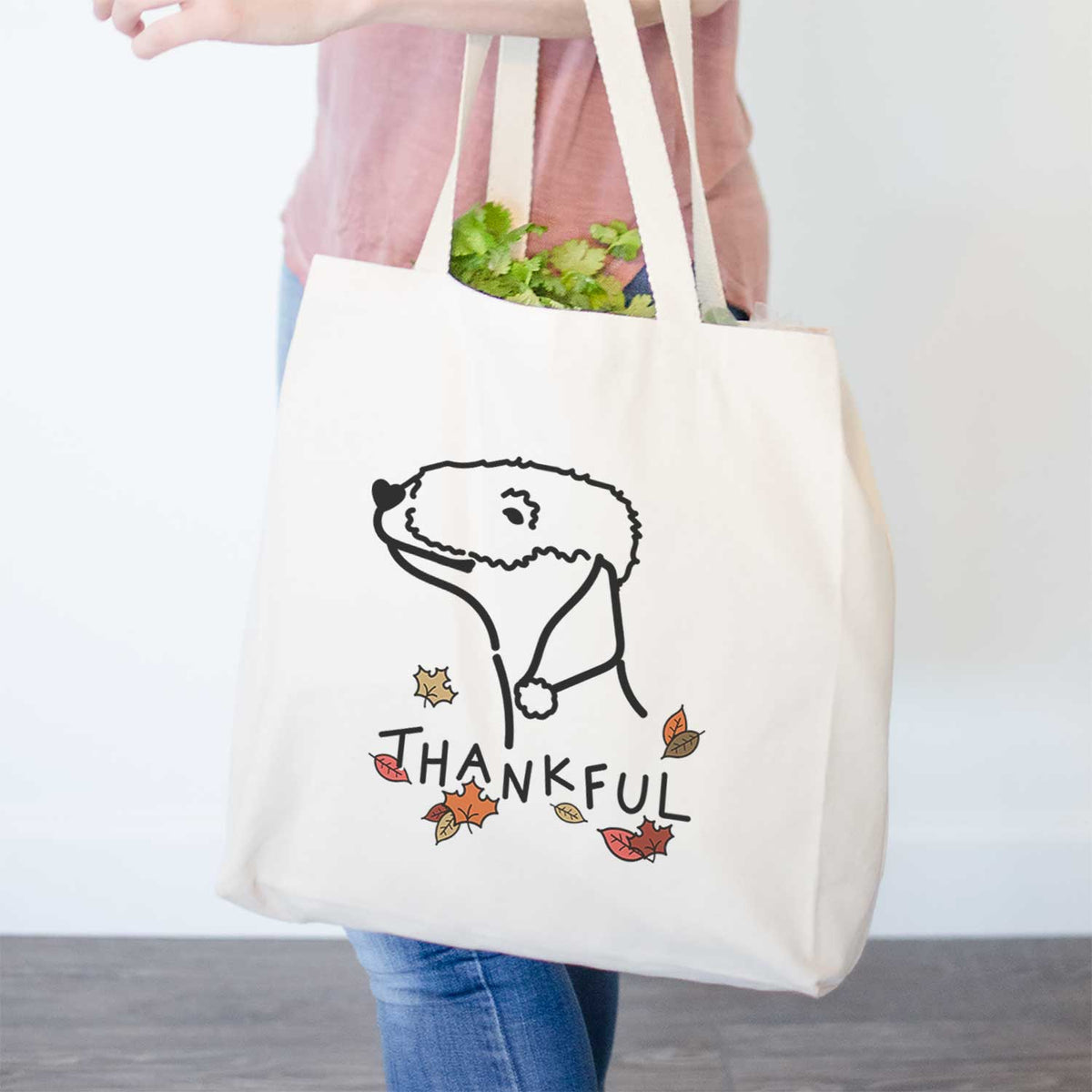 Thankful Bedlington Terrier - Tote Bag