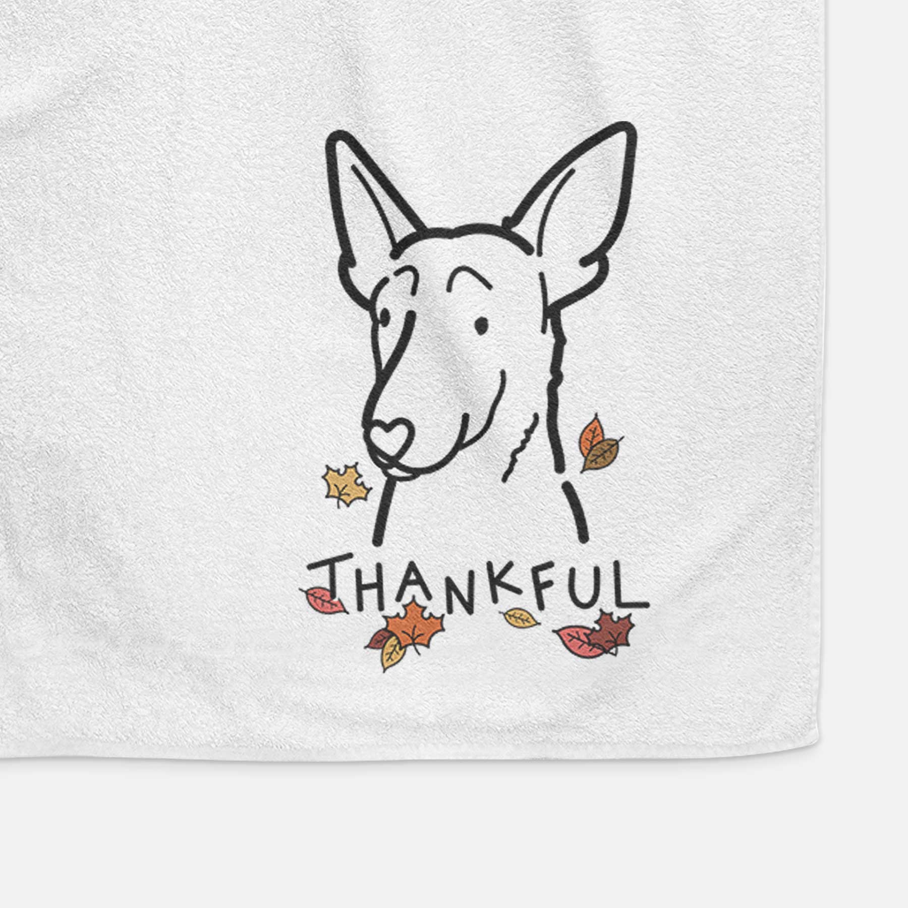 Thankful Belgian Malinois - Decorative Hand Towel