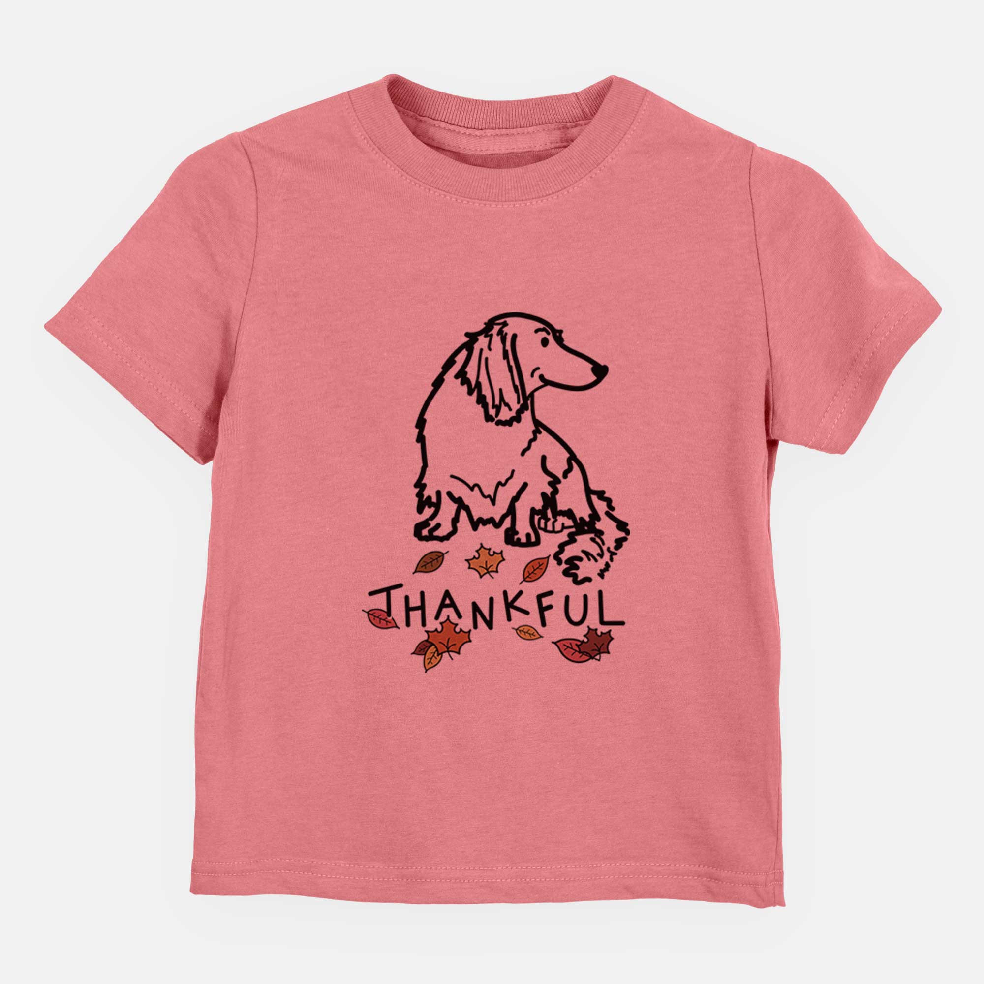 Thankful Dachshund - Bella - Kids/Youth/Toddler Shirt