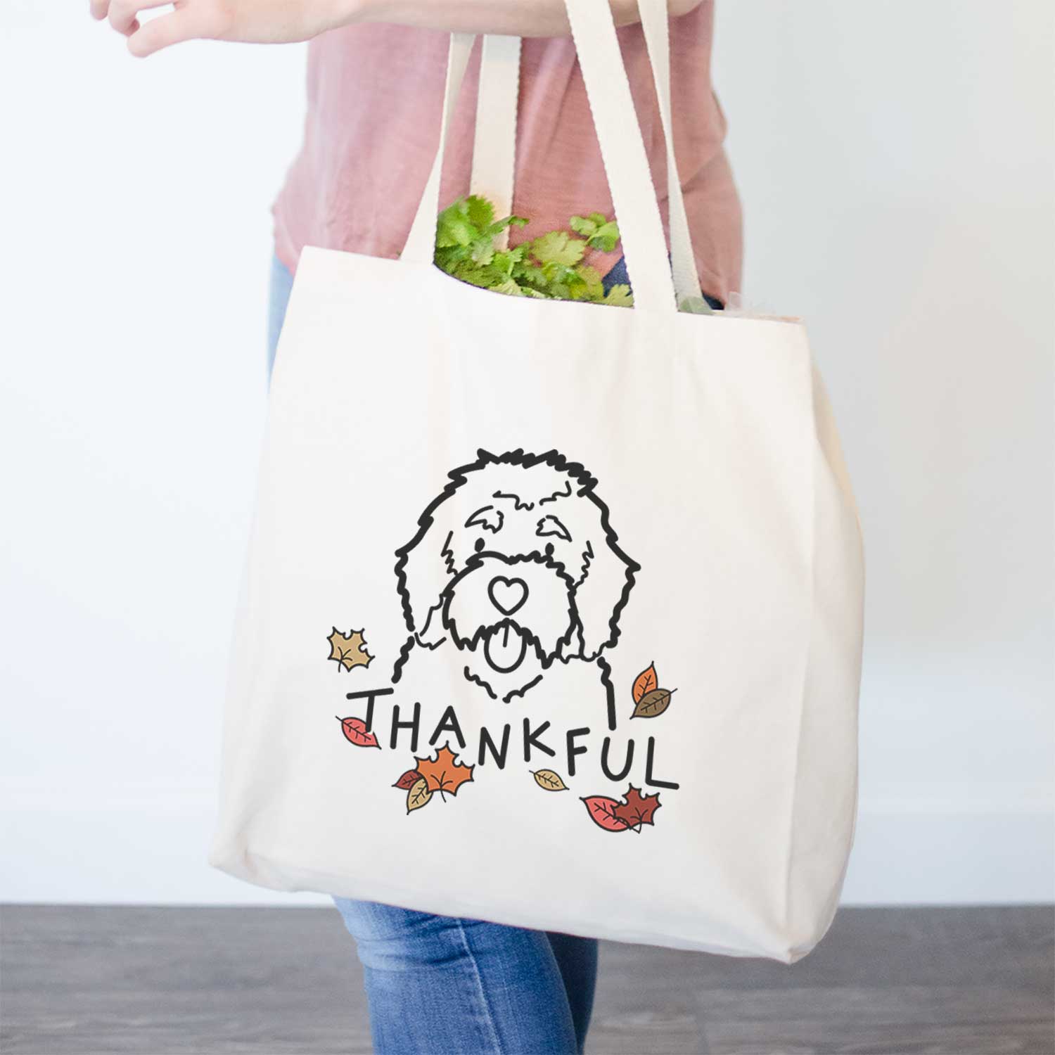 Thankful Bernedoodle - Tote Bag