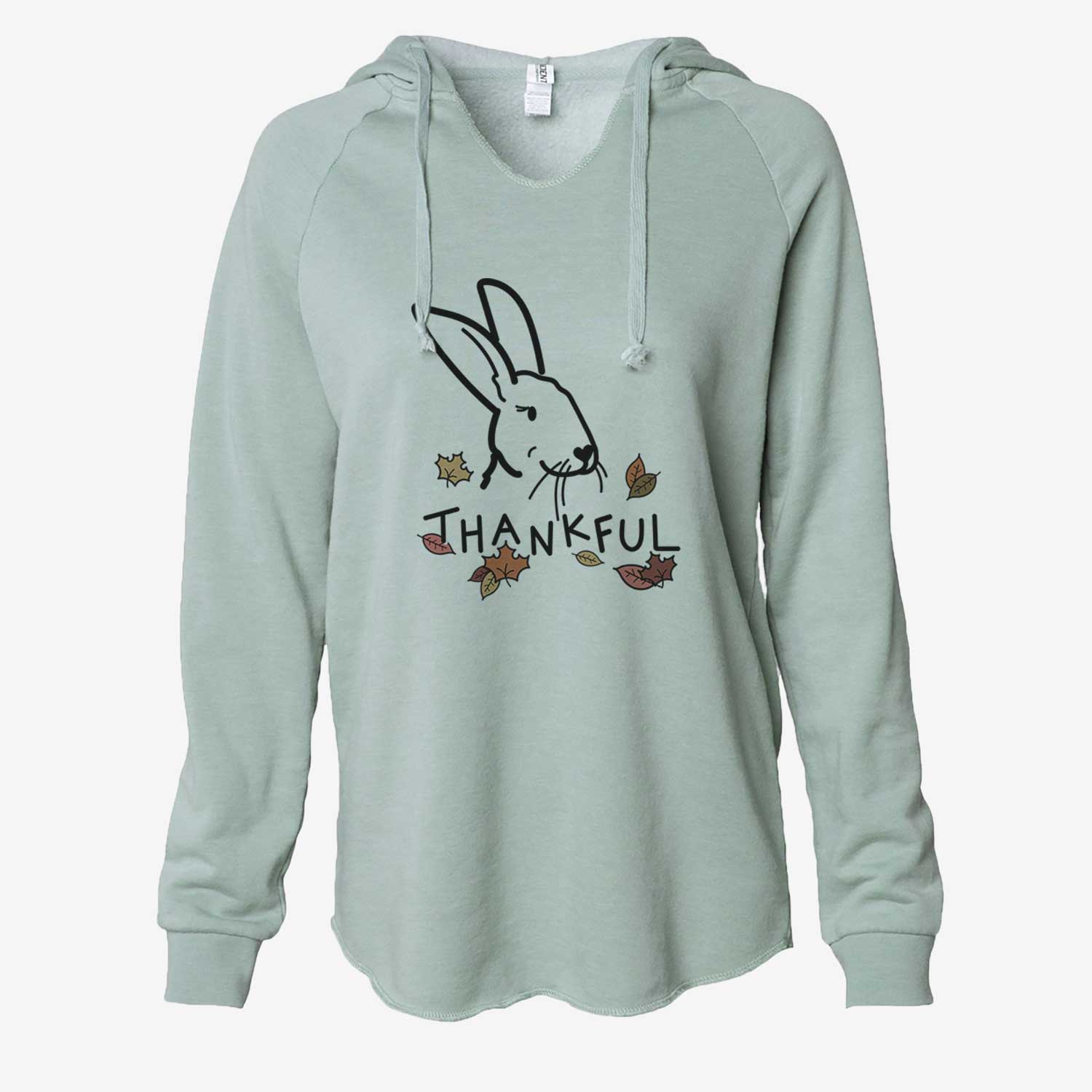 Thankful Rex Rabbit - Betsy - Cali Wave Hooded Sweatshirt